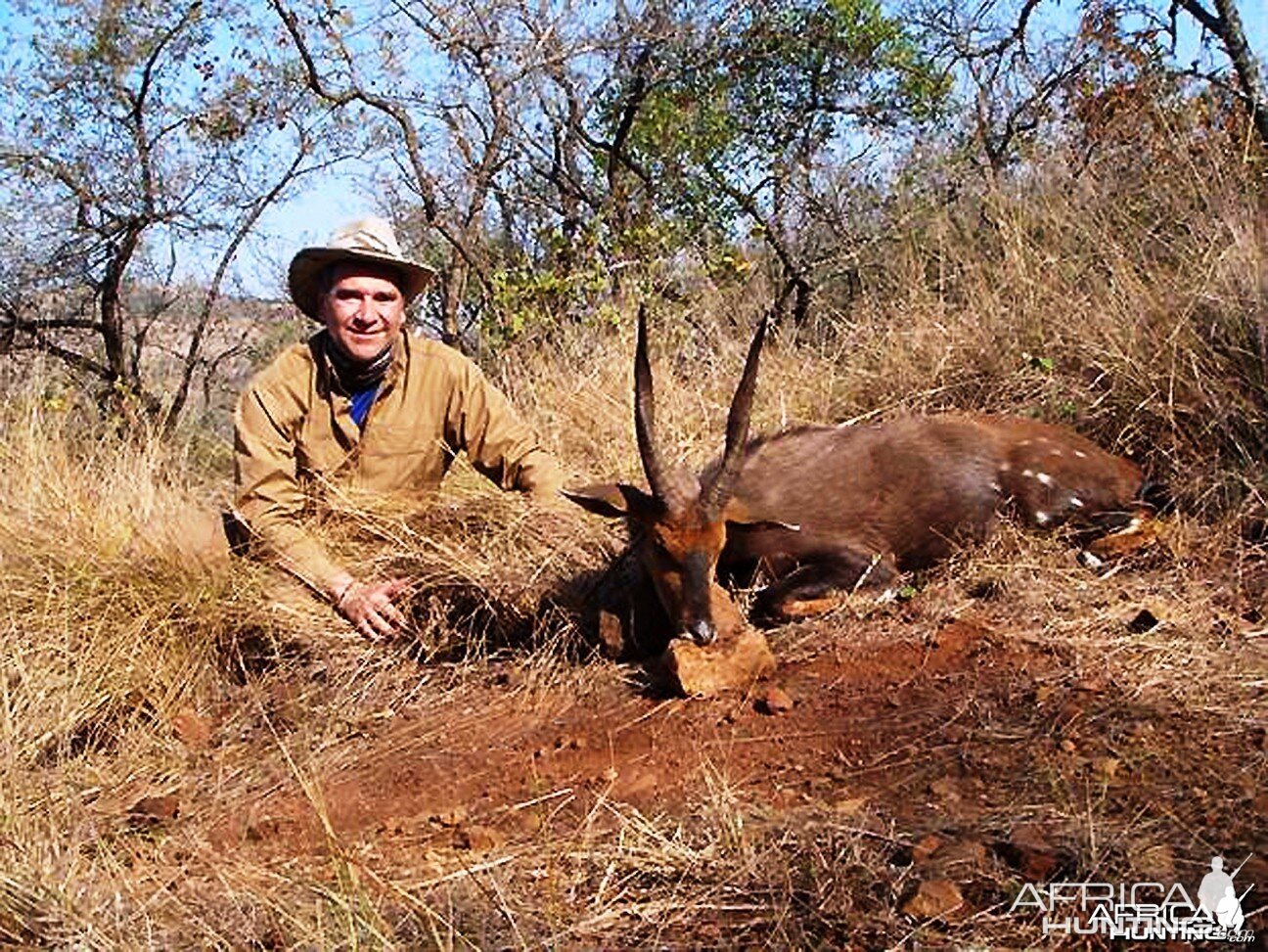 Leo and his bushbuck