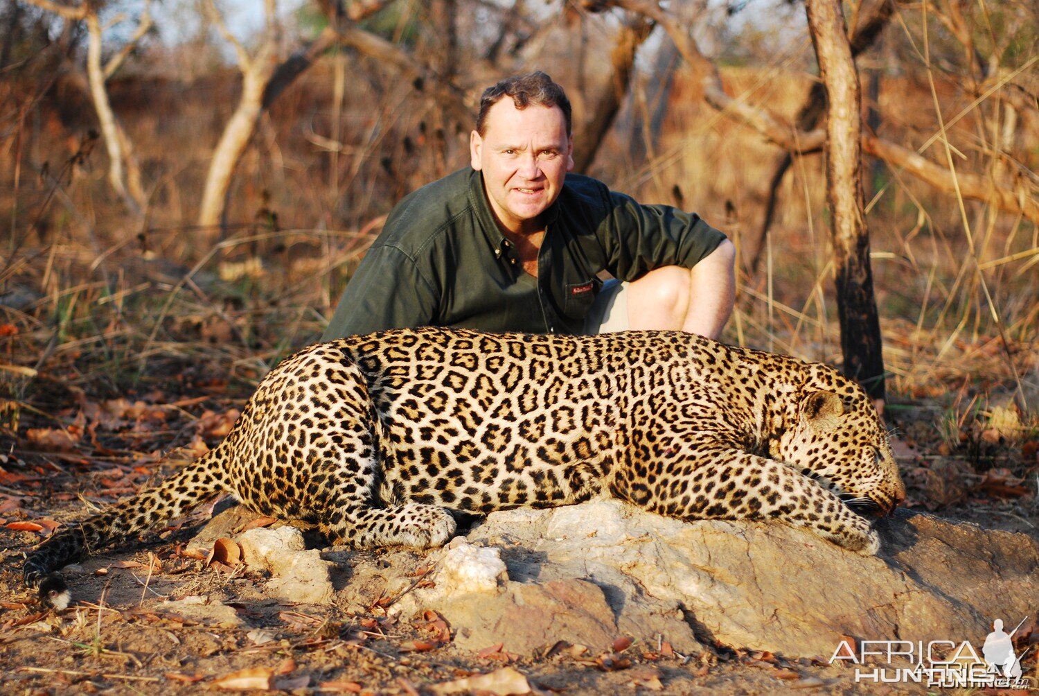 Leopard hunting in CAR