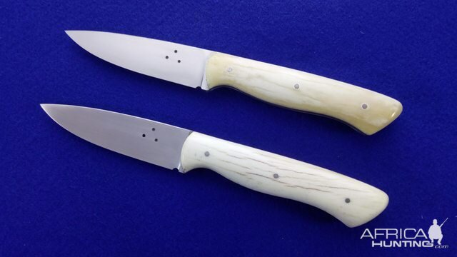 Light Hunters Knives with Giraffe bone