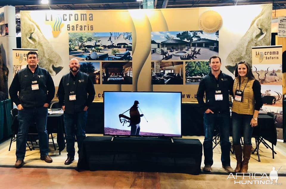 Limcroma crew at the Great American Outdoor Show in Harrisburg 2020