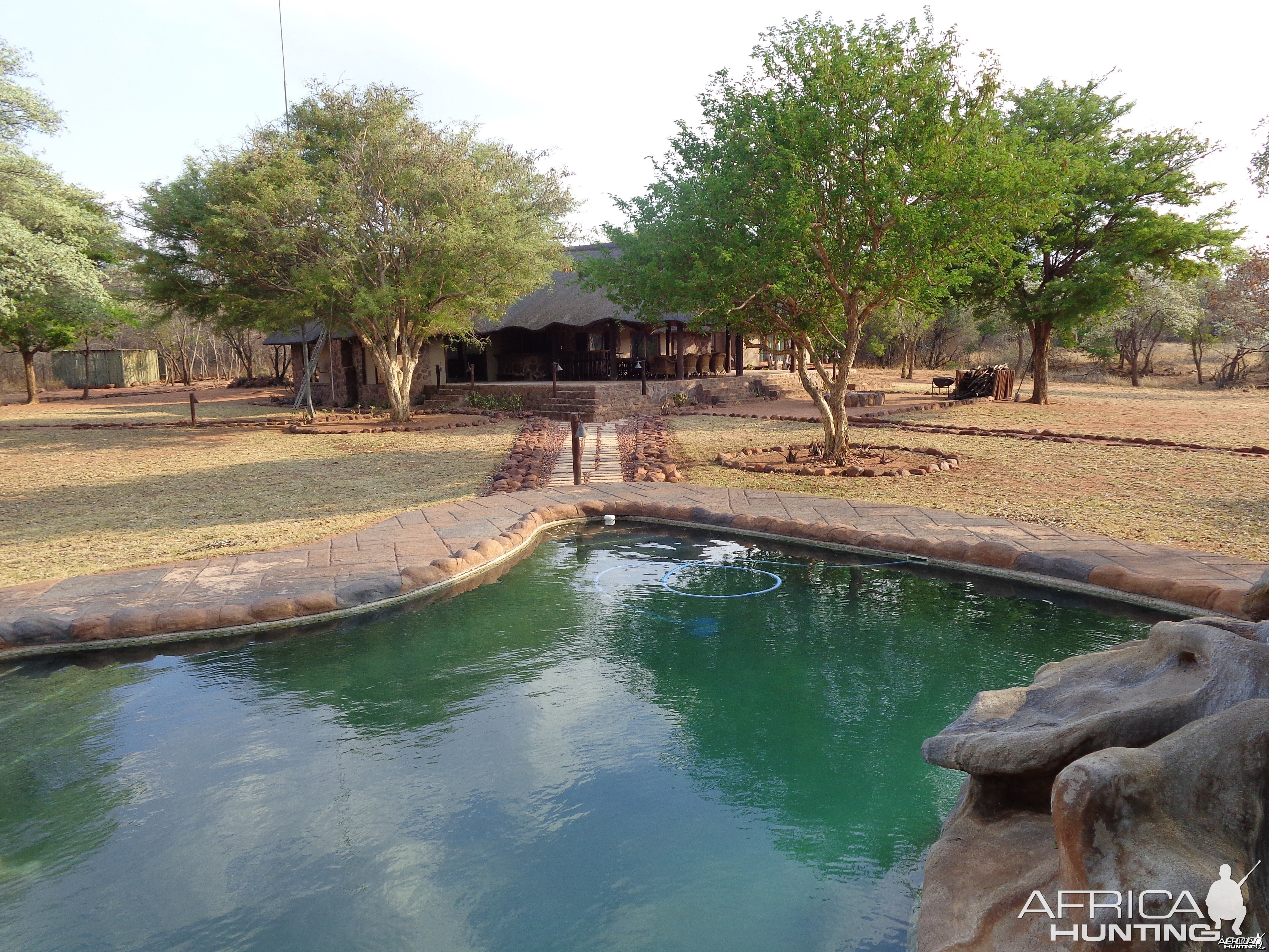 Lodge Pool at Arc Africa Hunting Safaris - Waterberg Concession