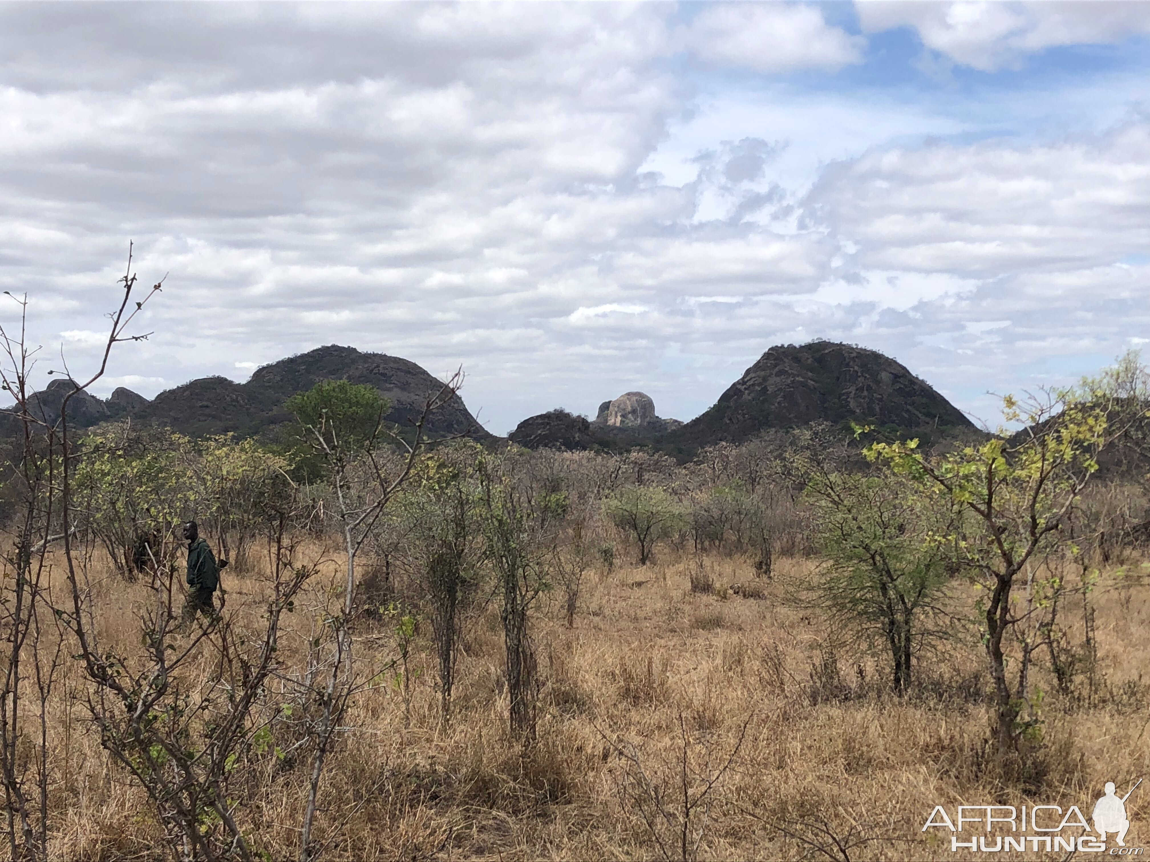 Looking back to the corridors between the rocky hills