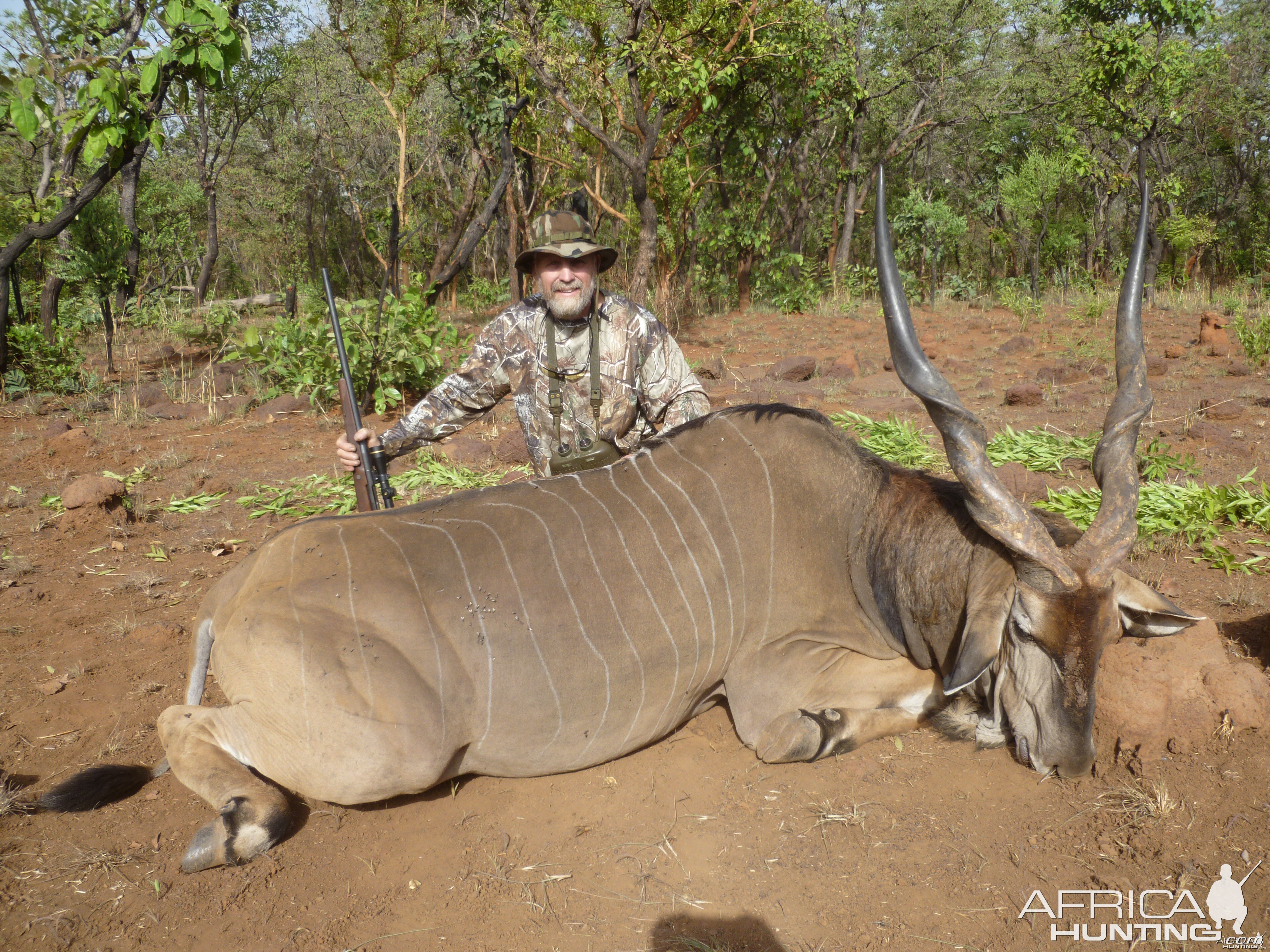 Lord Derby Eland hunted in Central African Republic with CAWA