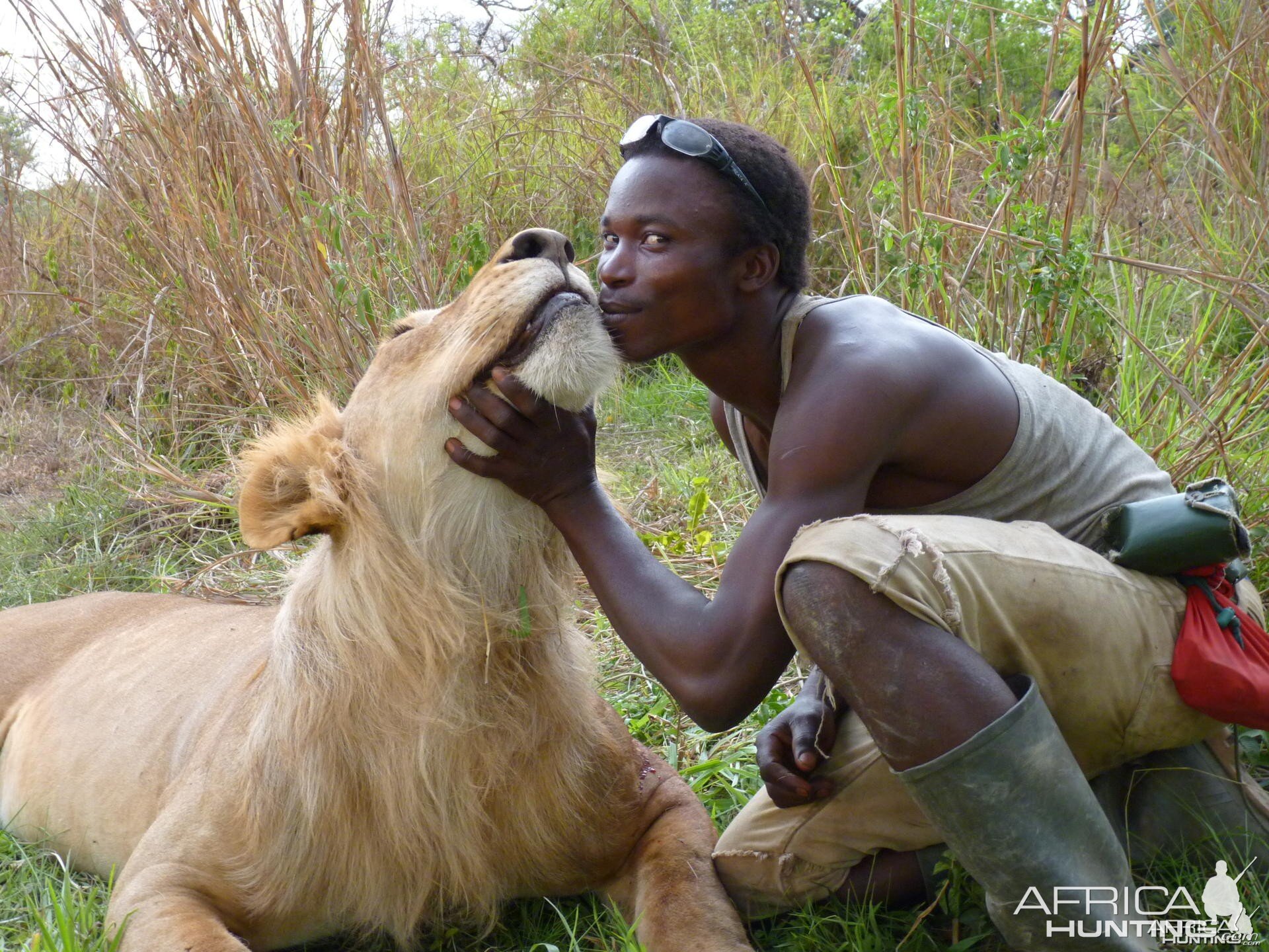 Mahamat and the Lion