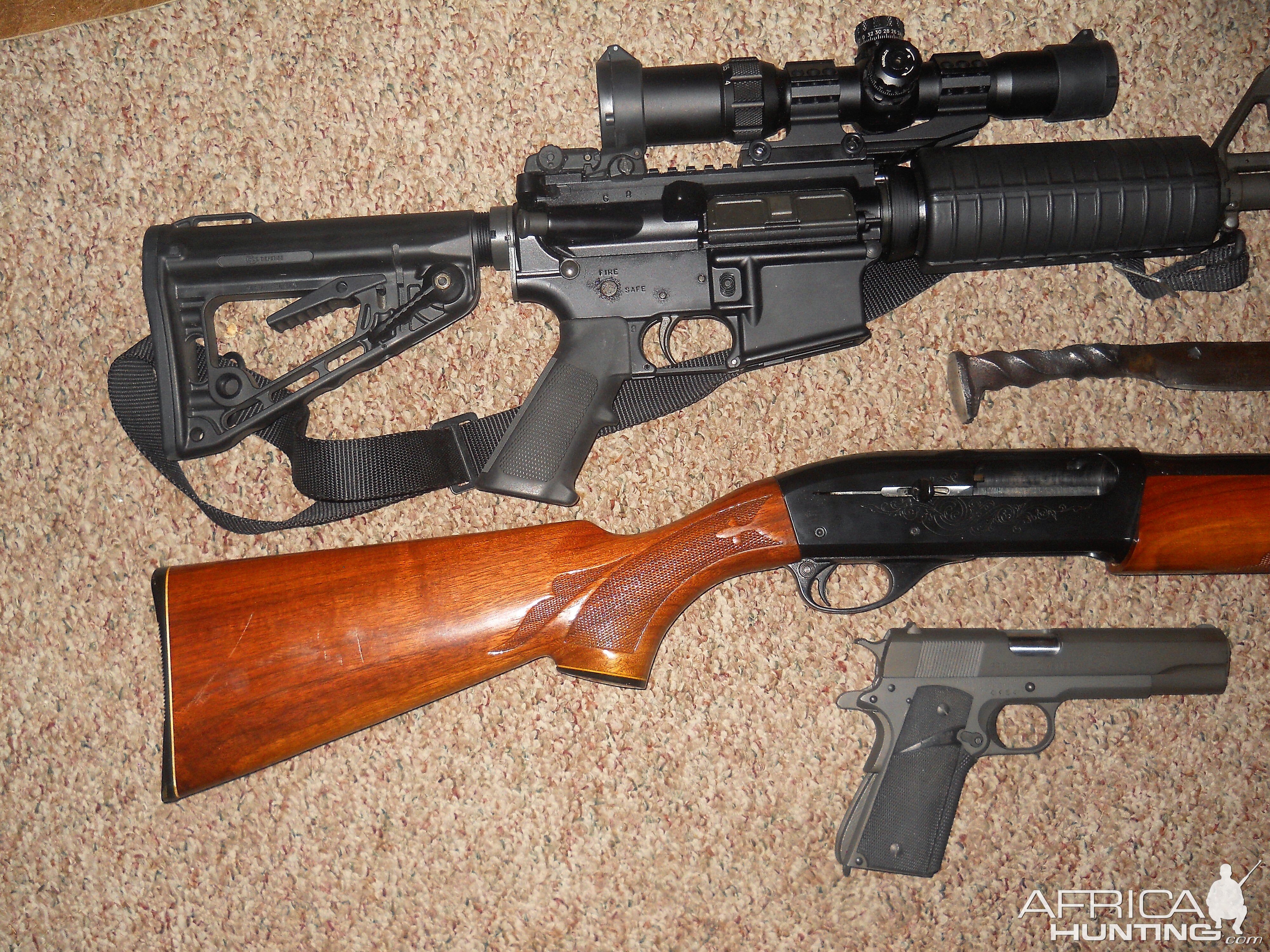 Main home defence firearms