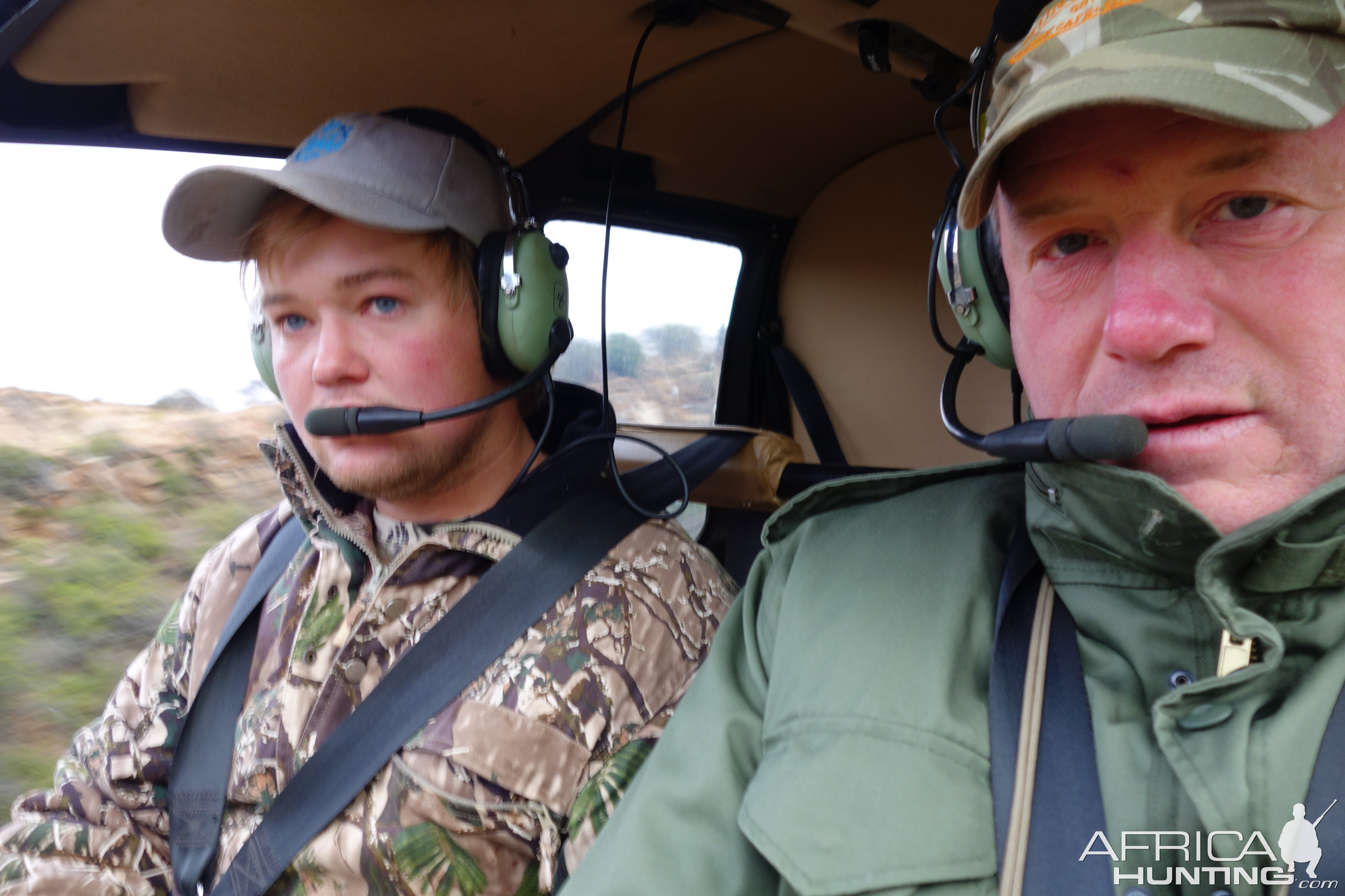 Managing the wildlife with helicopter