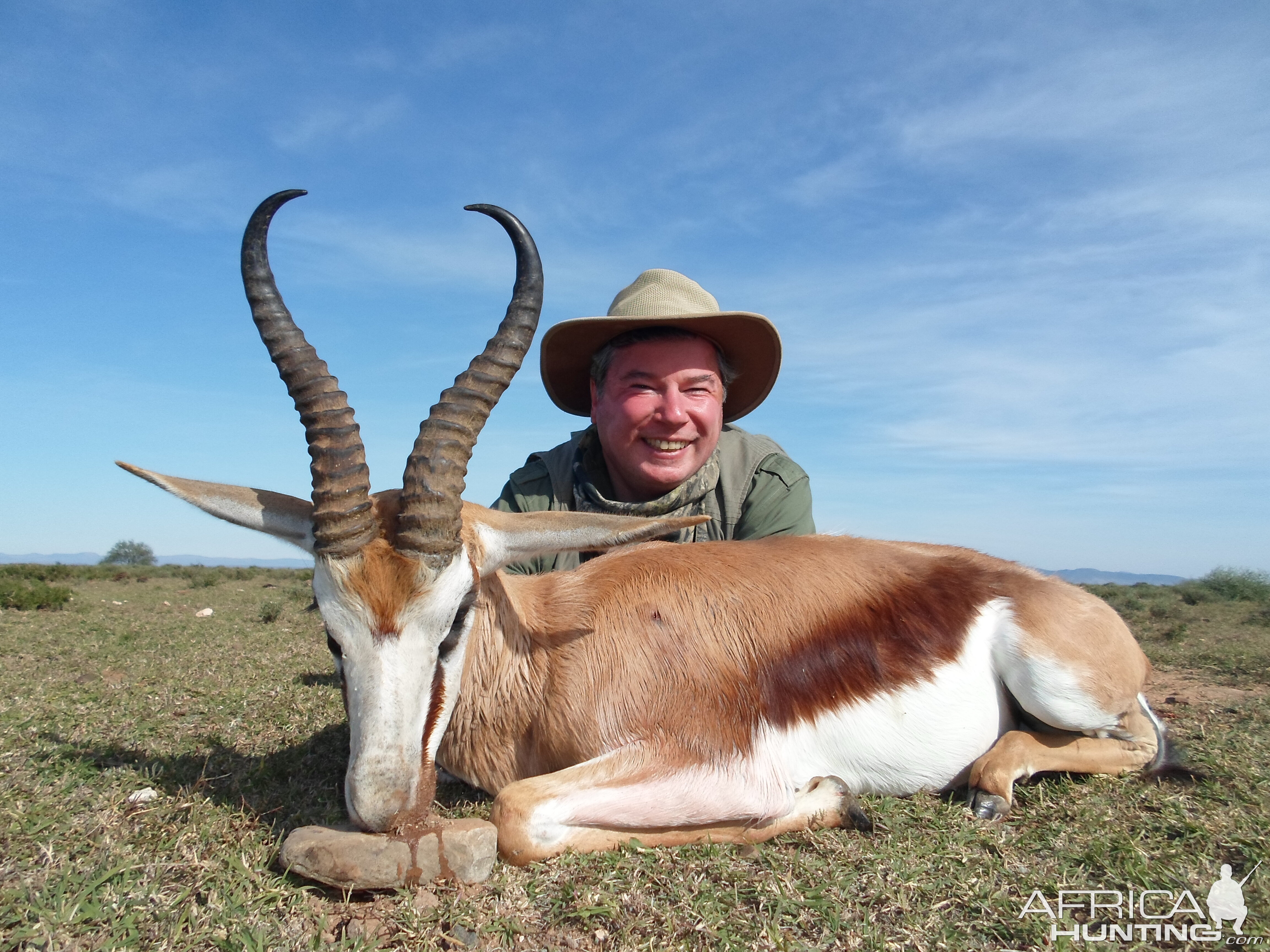 Michael J. Storinsky and his Cape Springbuck