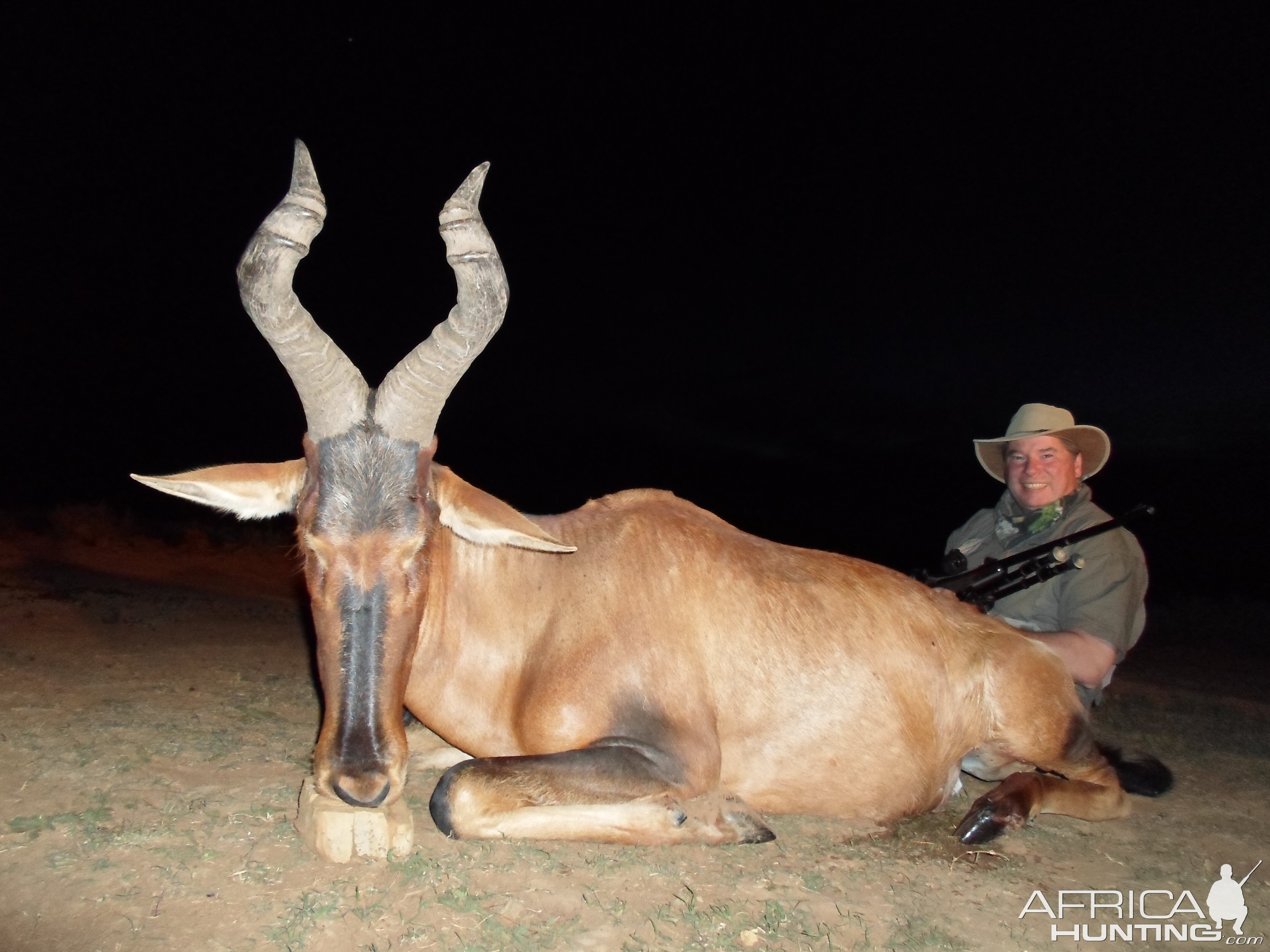 Michael J. Storinsky and his Red Hartebeest