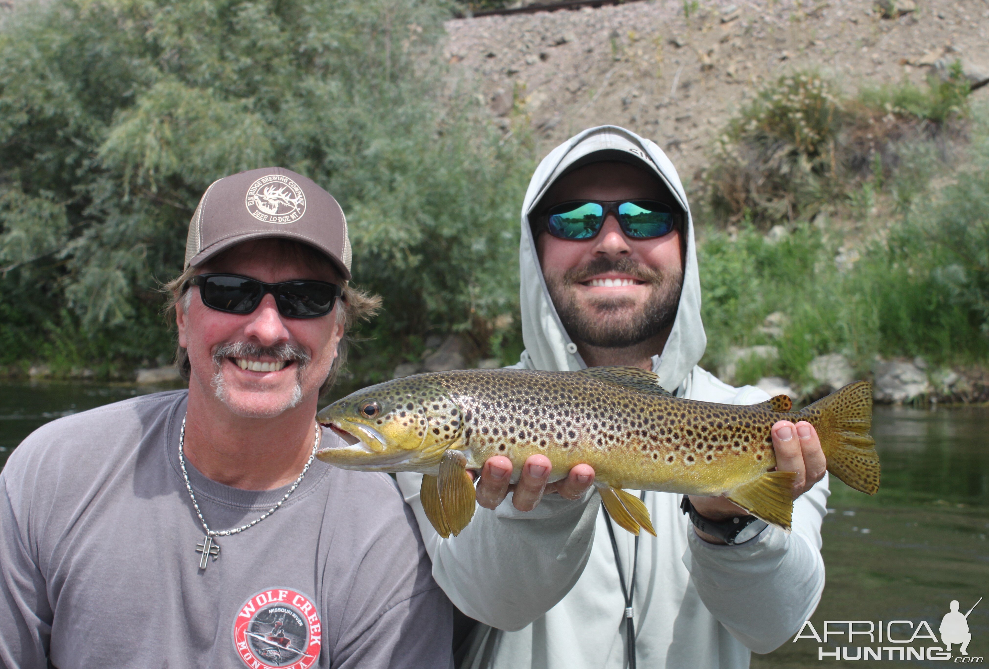 Missouri River Brown Fishing Western Montana