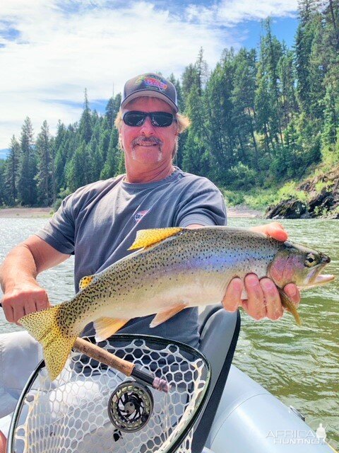 Montana, Idaho & Wyoming USA Fly Fishing Rainbow Trout