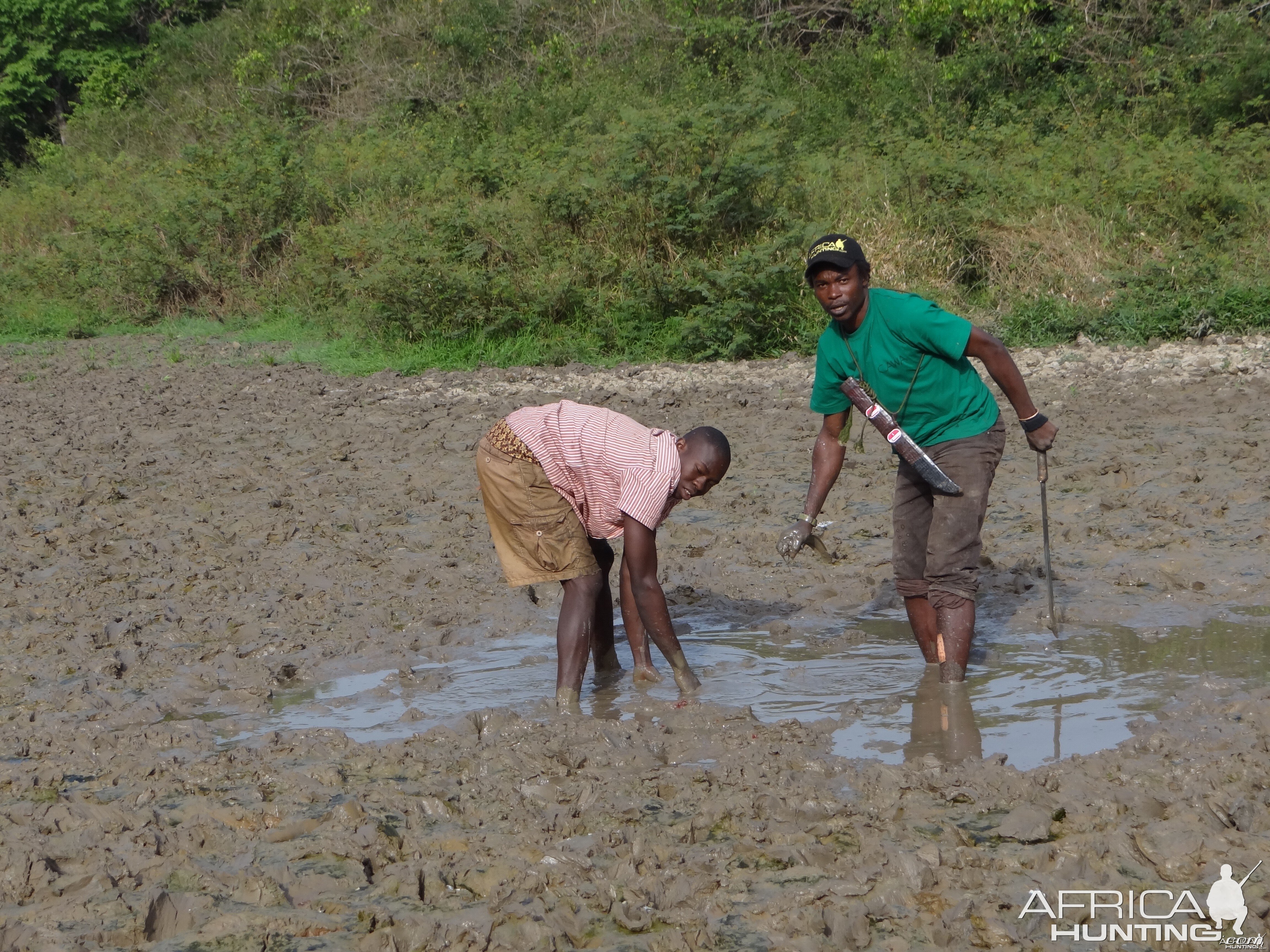 Mud fishing