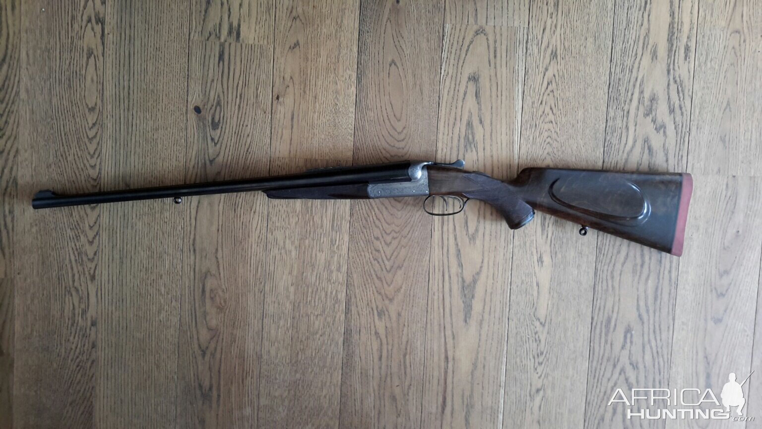 My .475 double rifle, now restocked in turkish walnut