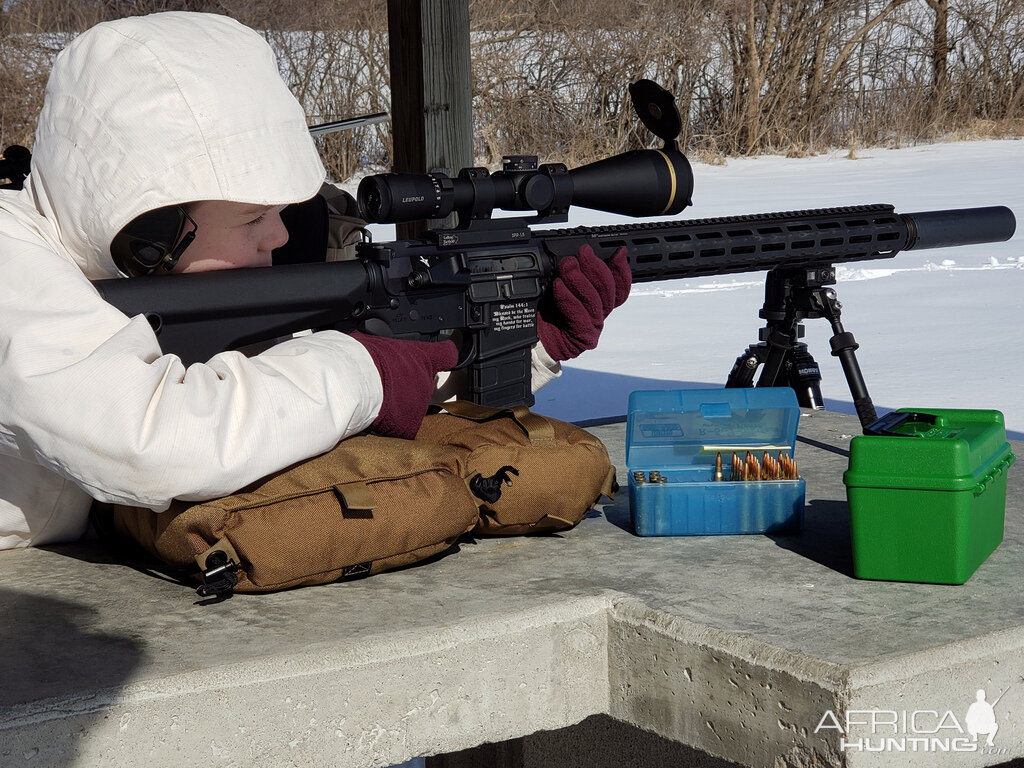 My 9 year old getting in some trigger time