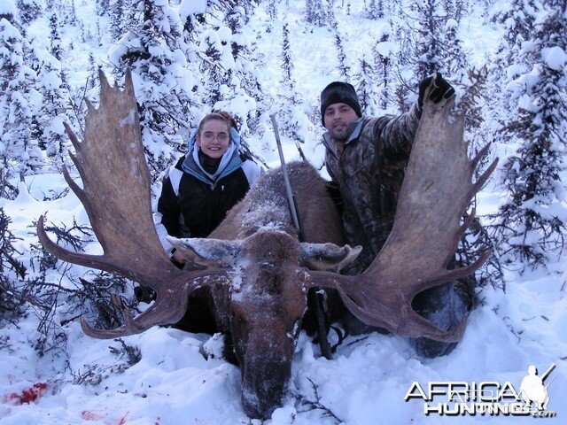 My daughters first BULL MOOSE