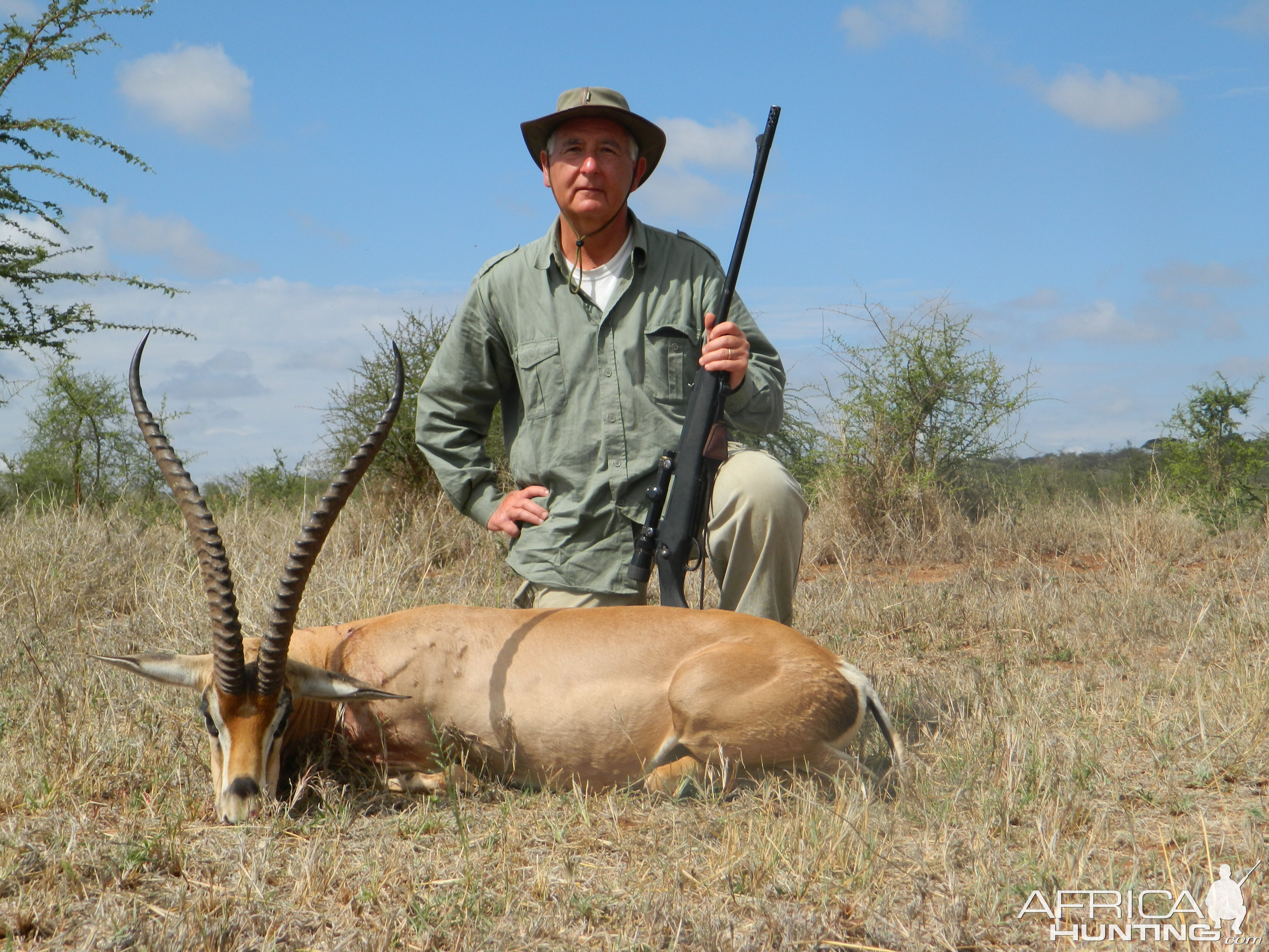 My Father and Grant's Gazelle from legendary Masailand