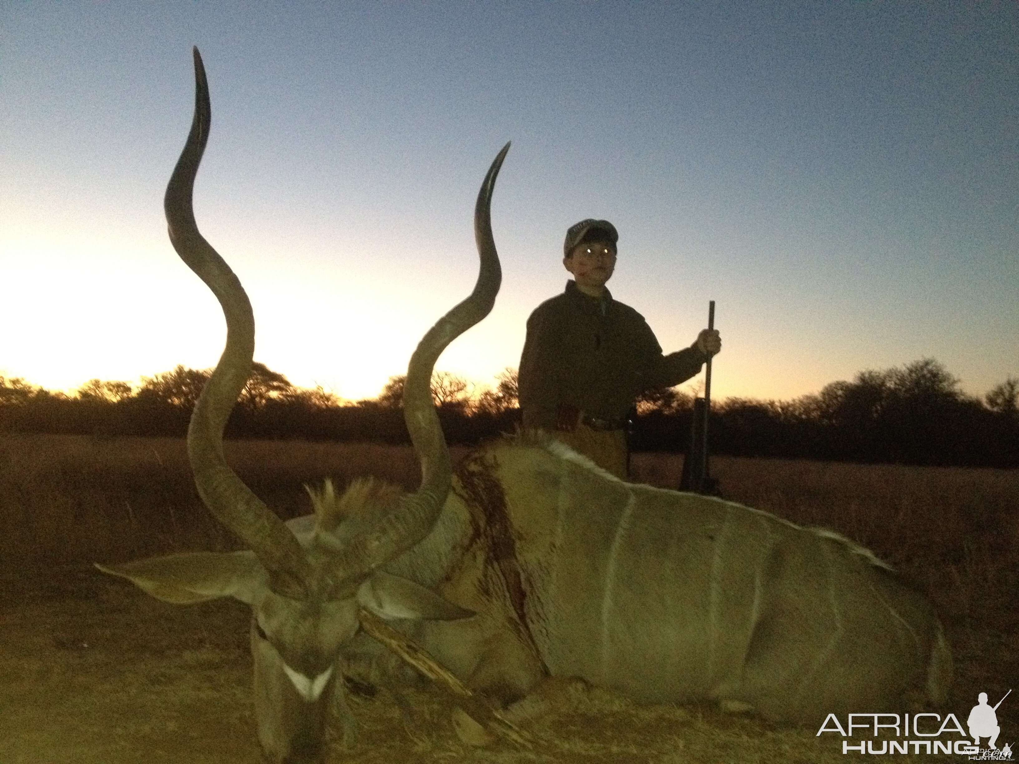 My son's Kudu.  53"