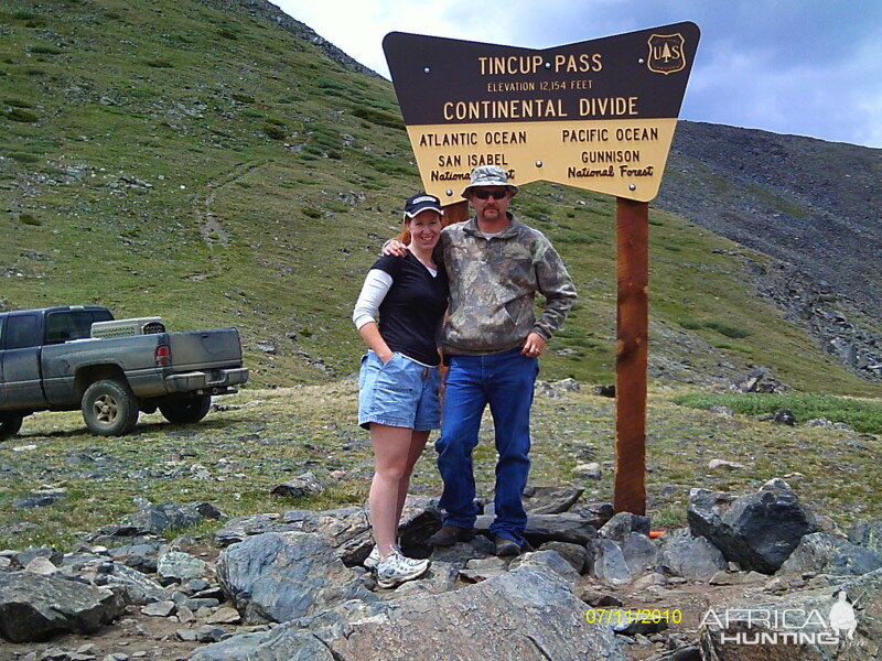 My wife and I in Colorado