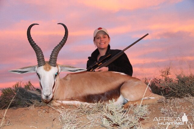 My wifes awesome springbok