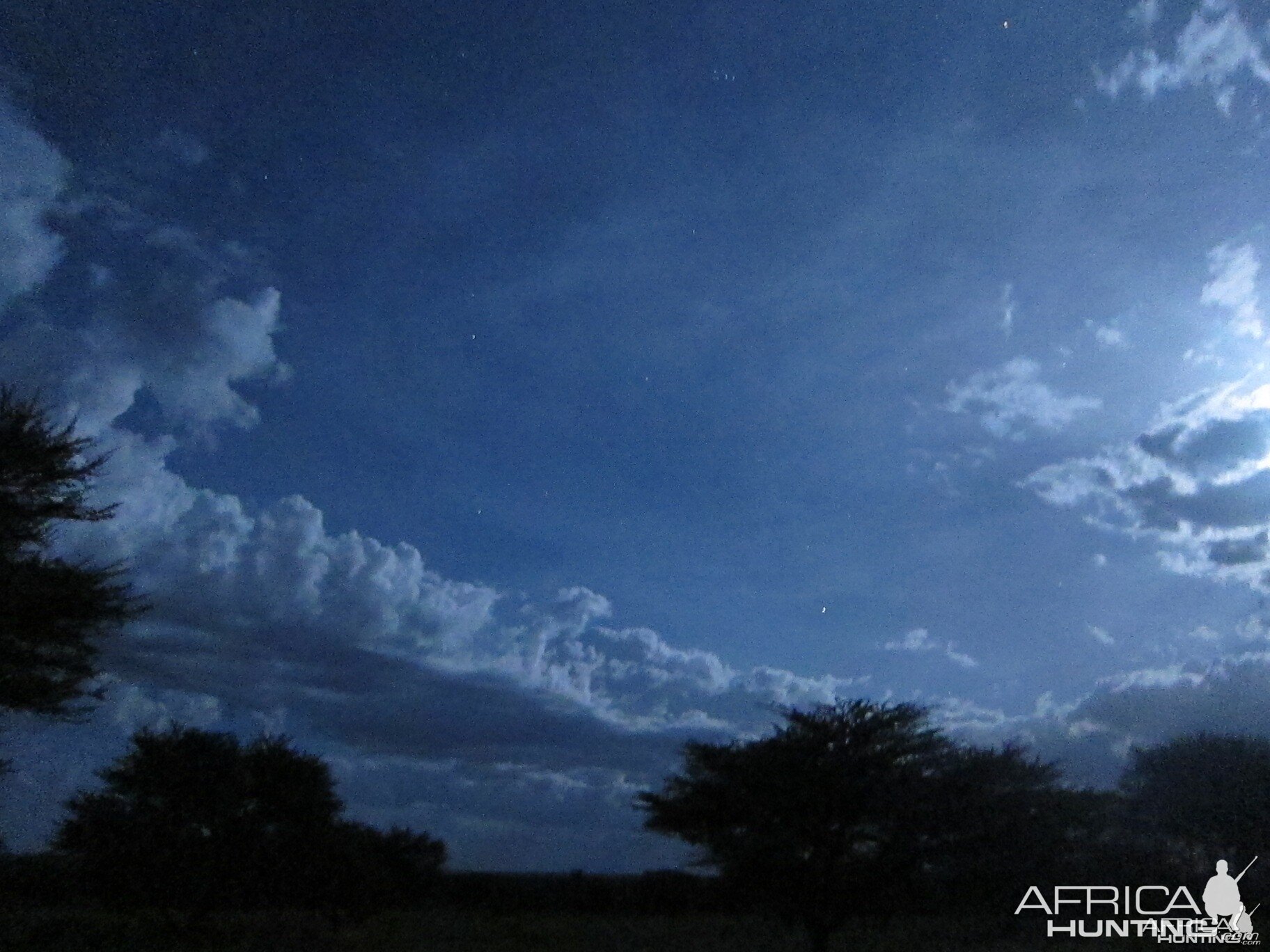 Namibia at night