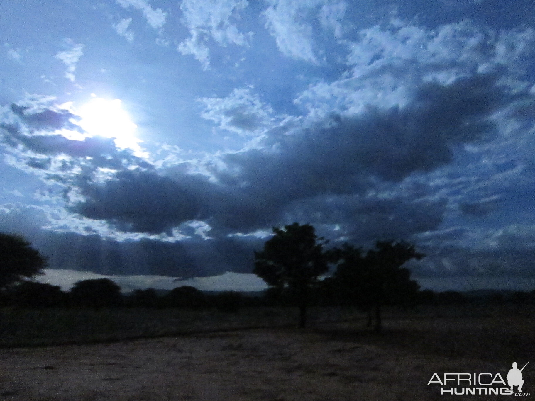 Namibia at night