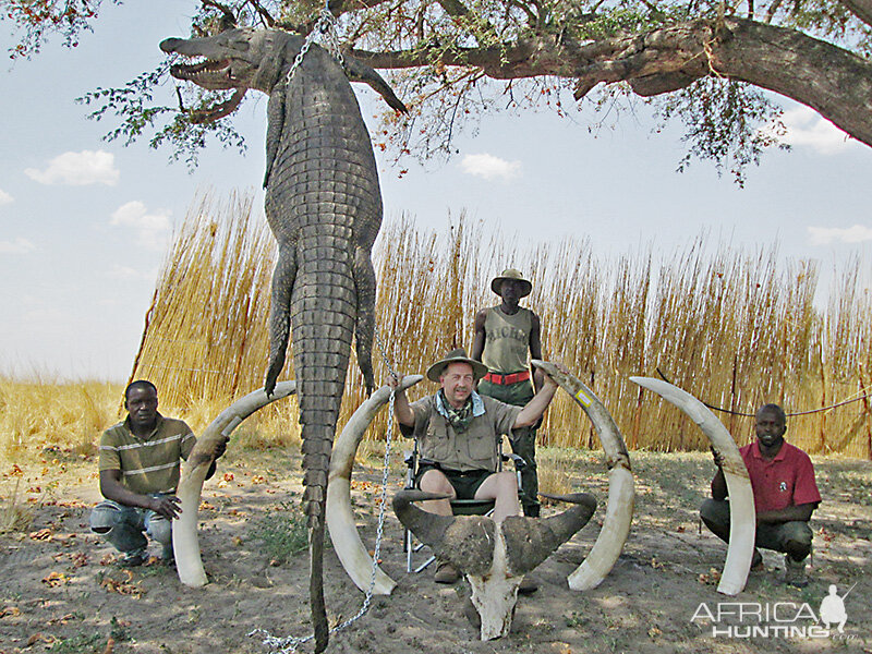 Namibia Hunting Crocodile,  Elephant & Cape Buffalo