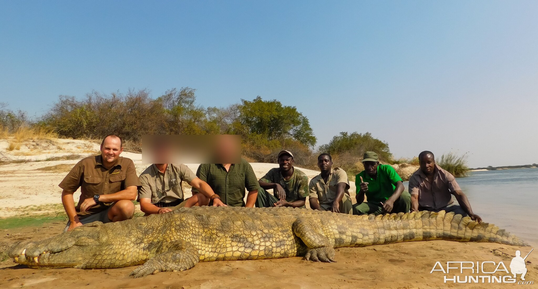 Namibia Hunting Crocodile