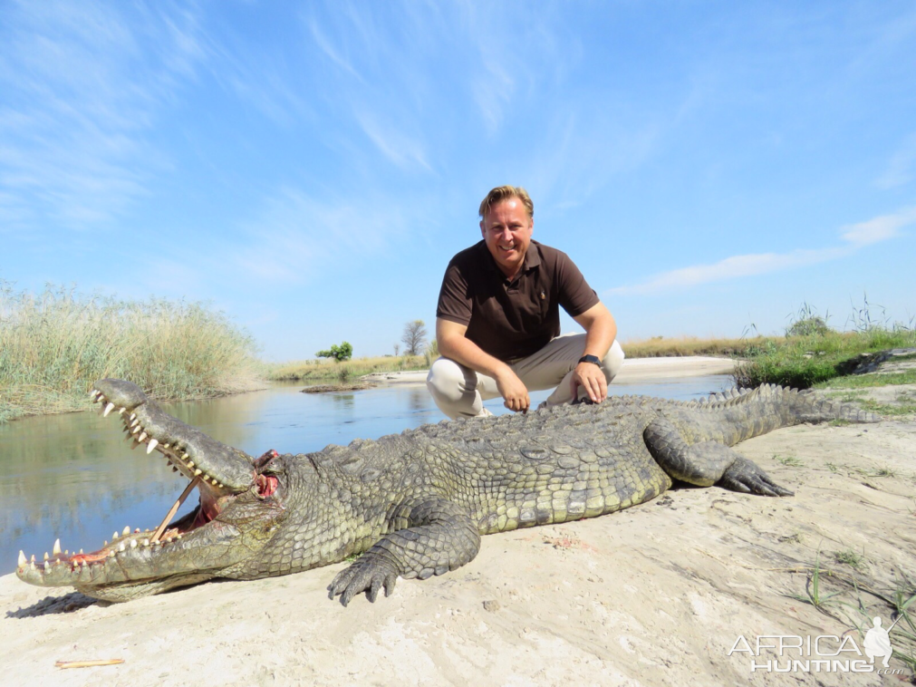 Namibia Hunting Crocodile