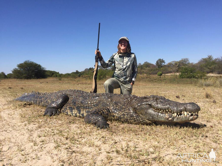 Namibia Hunting Crocodile