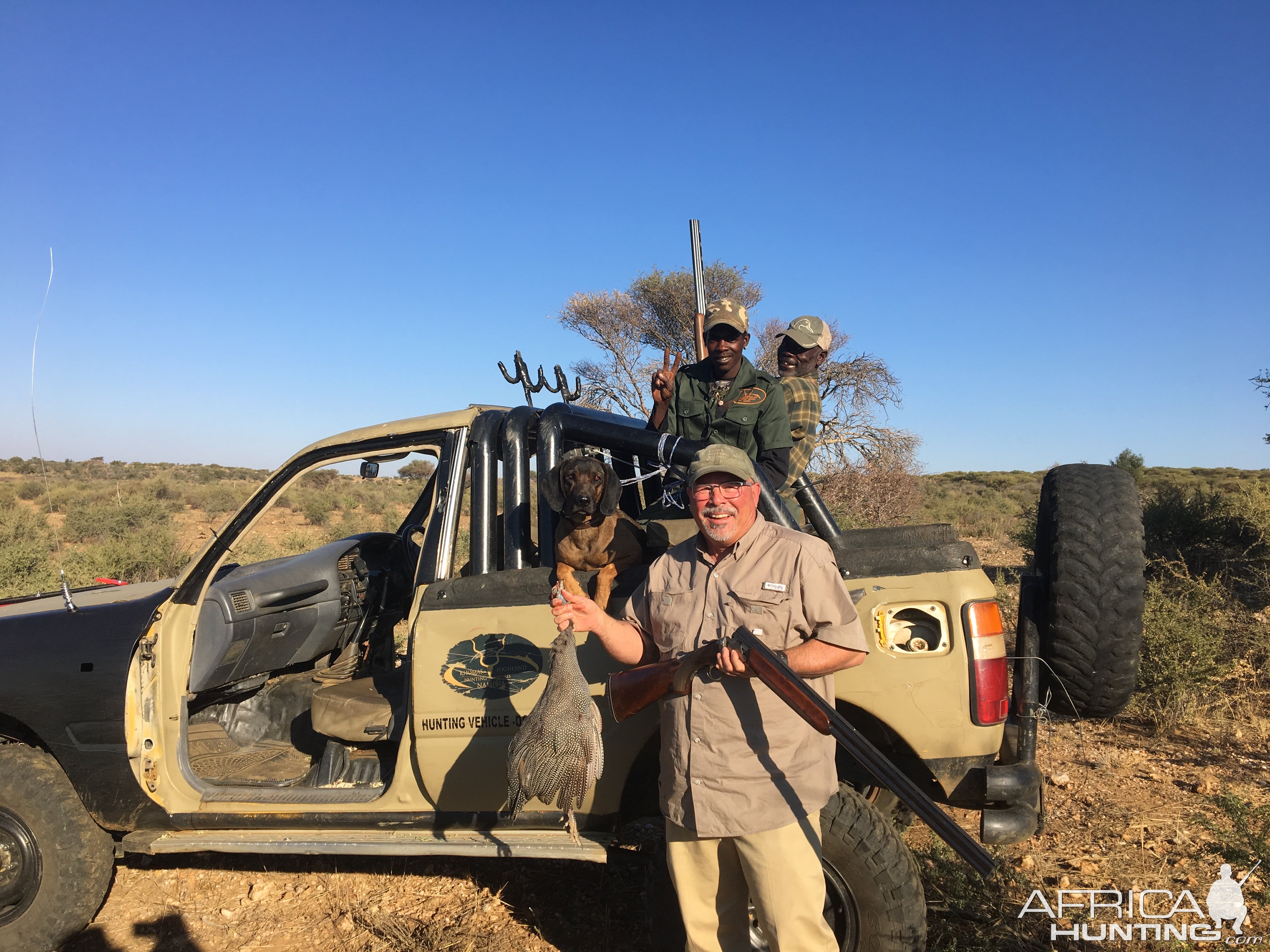 Namibia Hunting Guineafowl