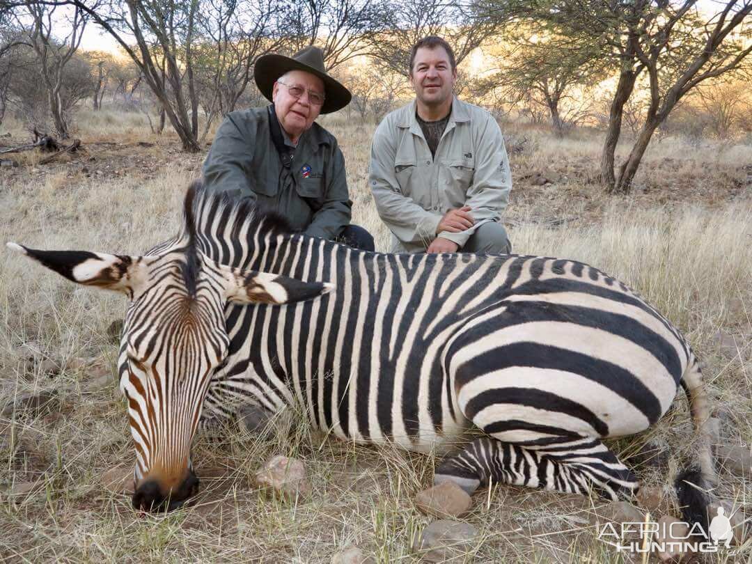 Namibia Hunting Hartmann's Mountain Zebra