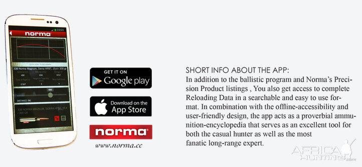 Norma Ballistic App with G7 Long Distance Function