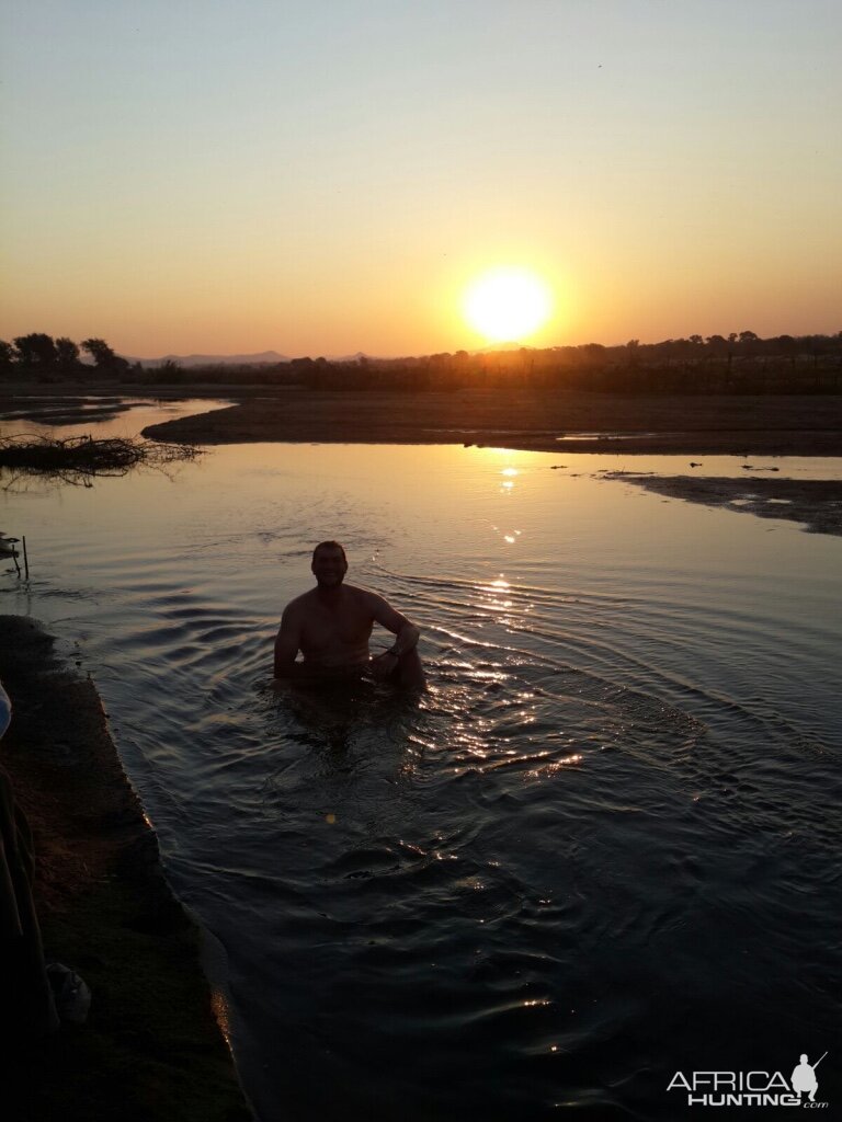 Nothing Like Cooling Down after a long day of hunting