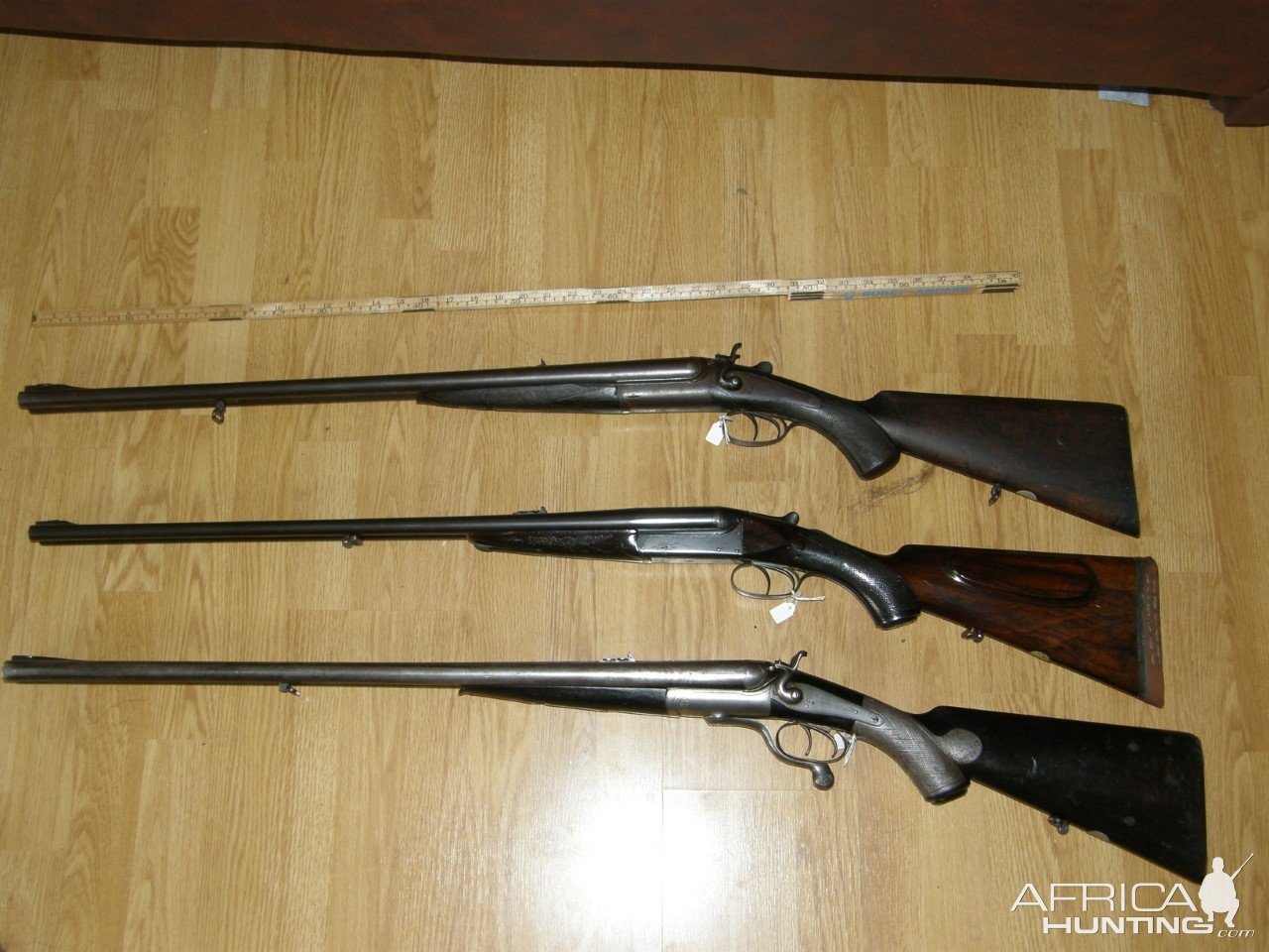 Old double rifles