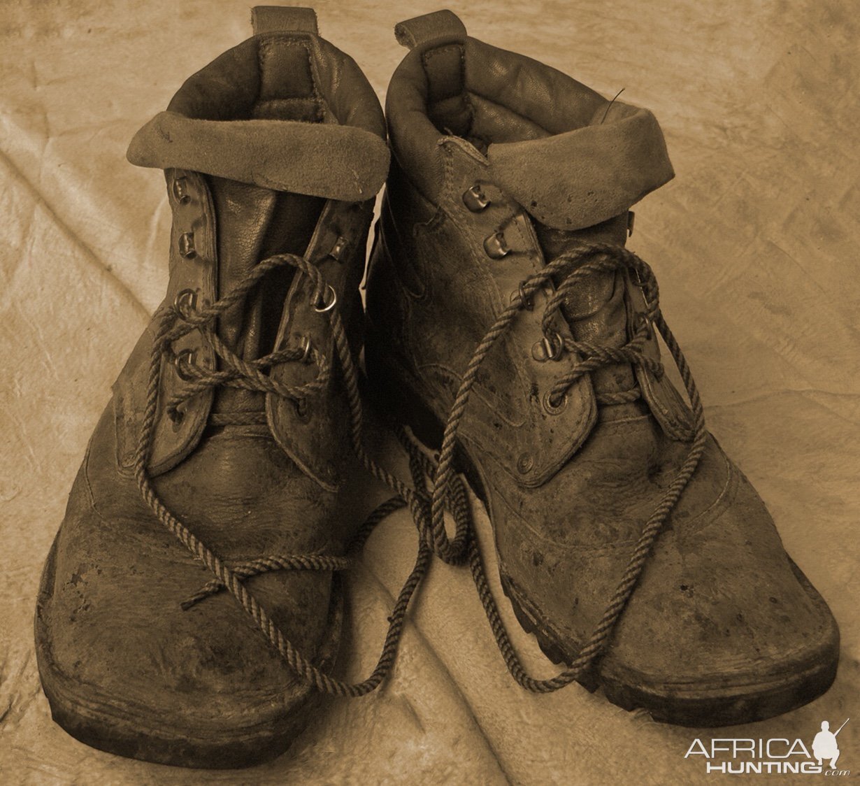 Old Pair Courteney Boots