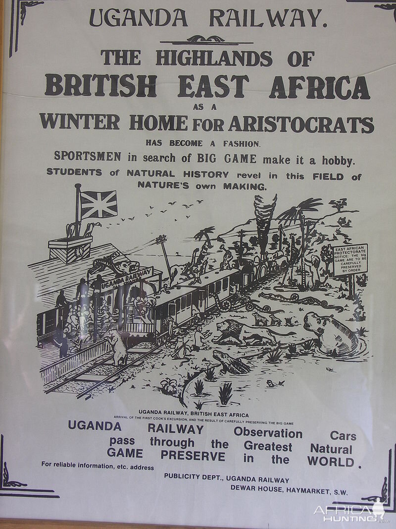 Old Uganda Hunting Advertisements