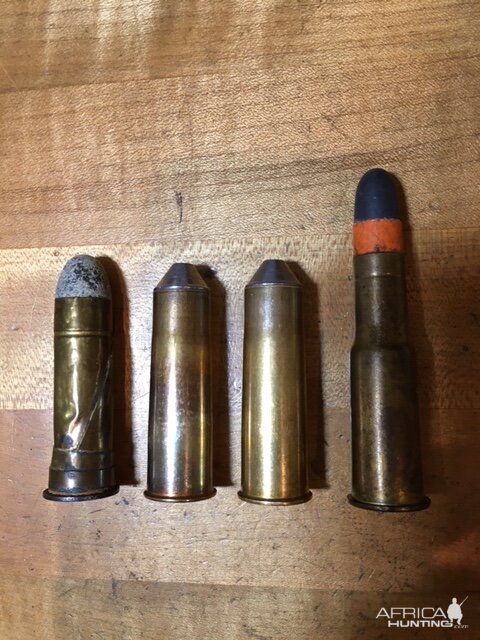 Original Snider cartridge, reloads and 577-450 MH