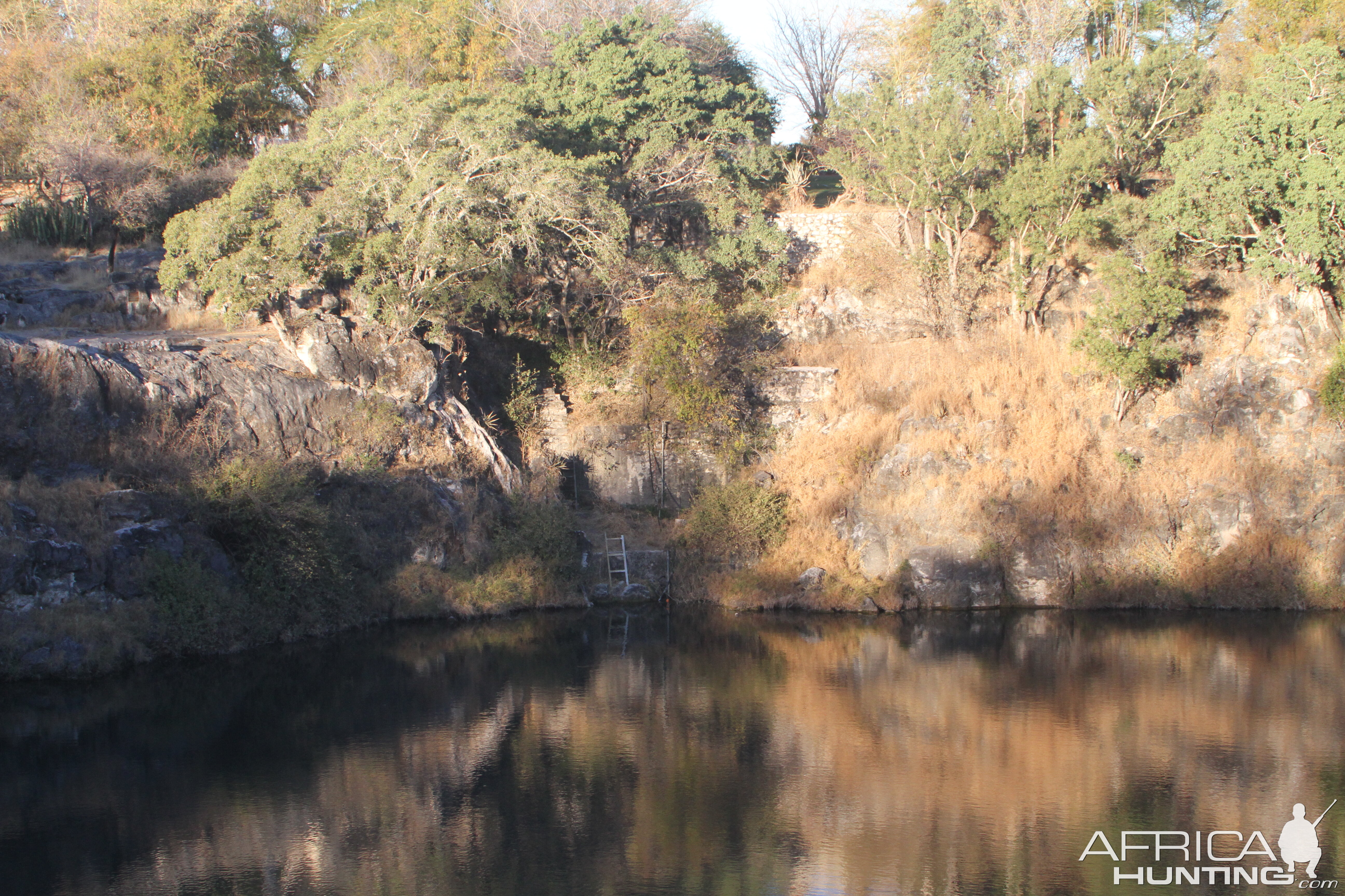 Otjikoto Lake in Namibia