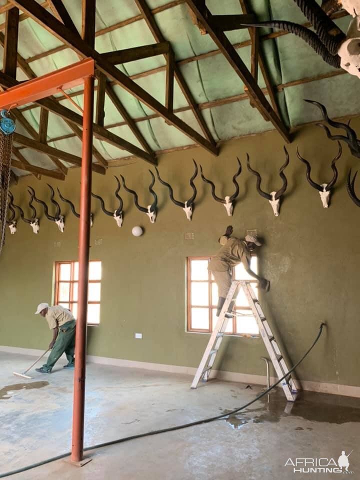 Our skinning room at Mbizi