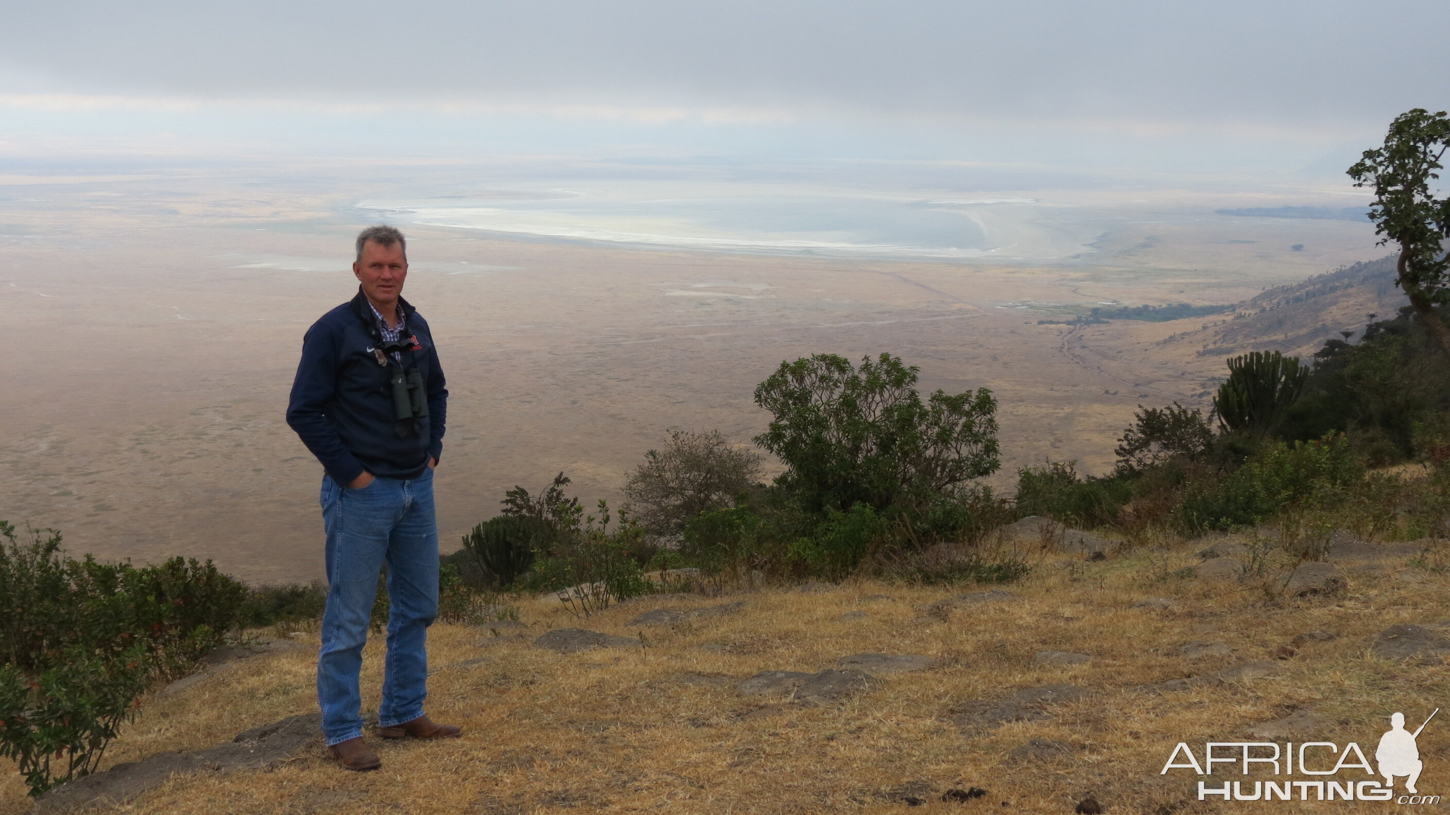 Overlooking the Ngorongoro Crater Tanzania