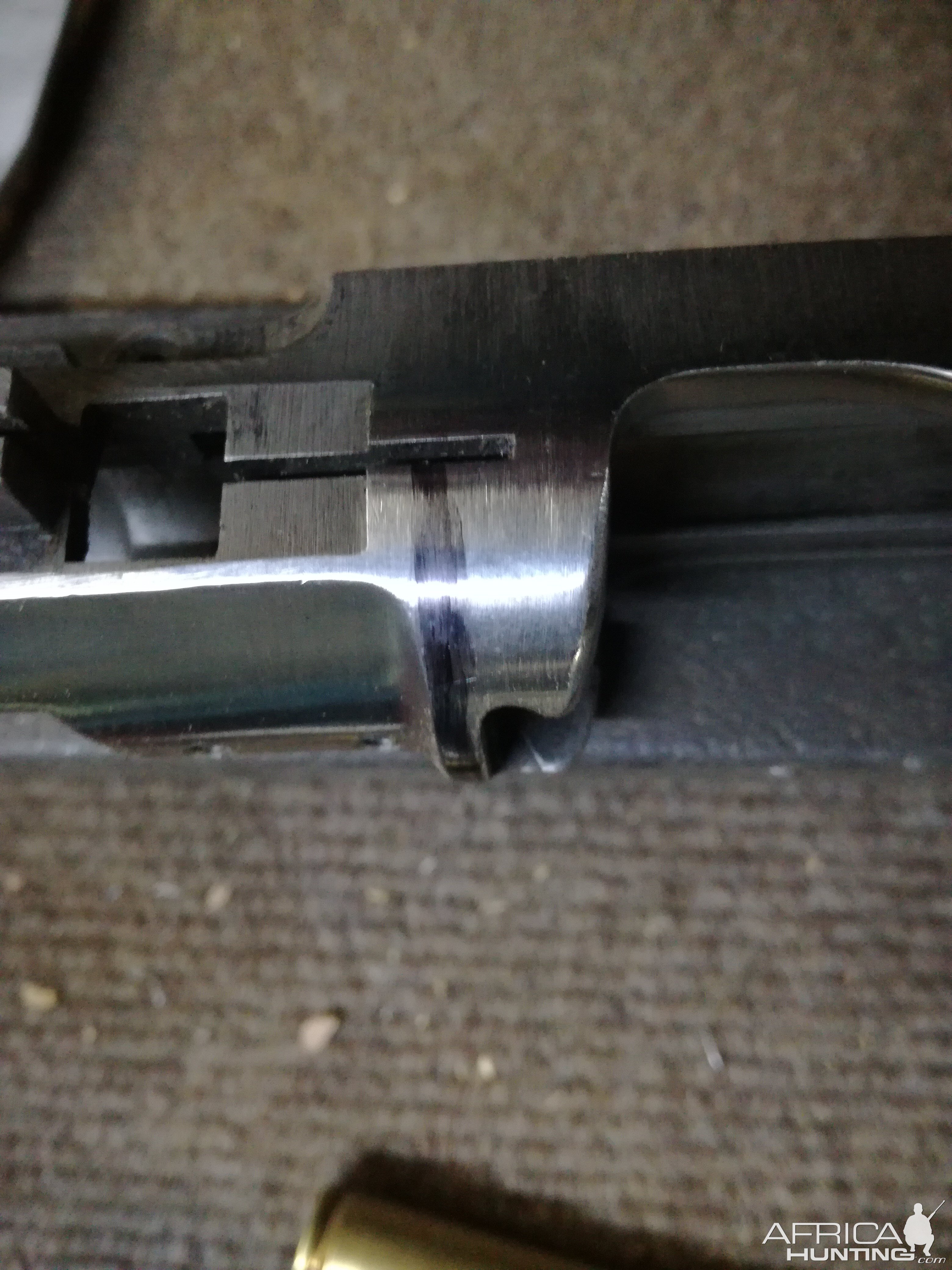 part indicated by black line to be milled out