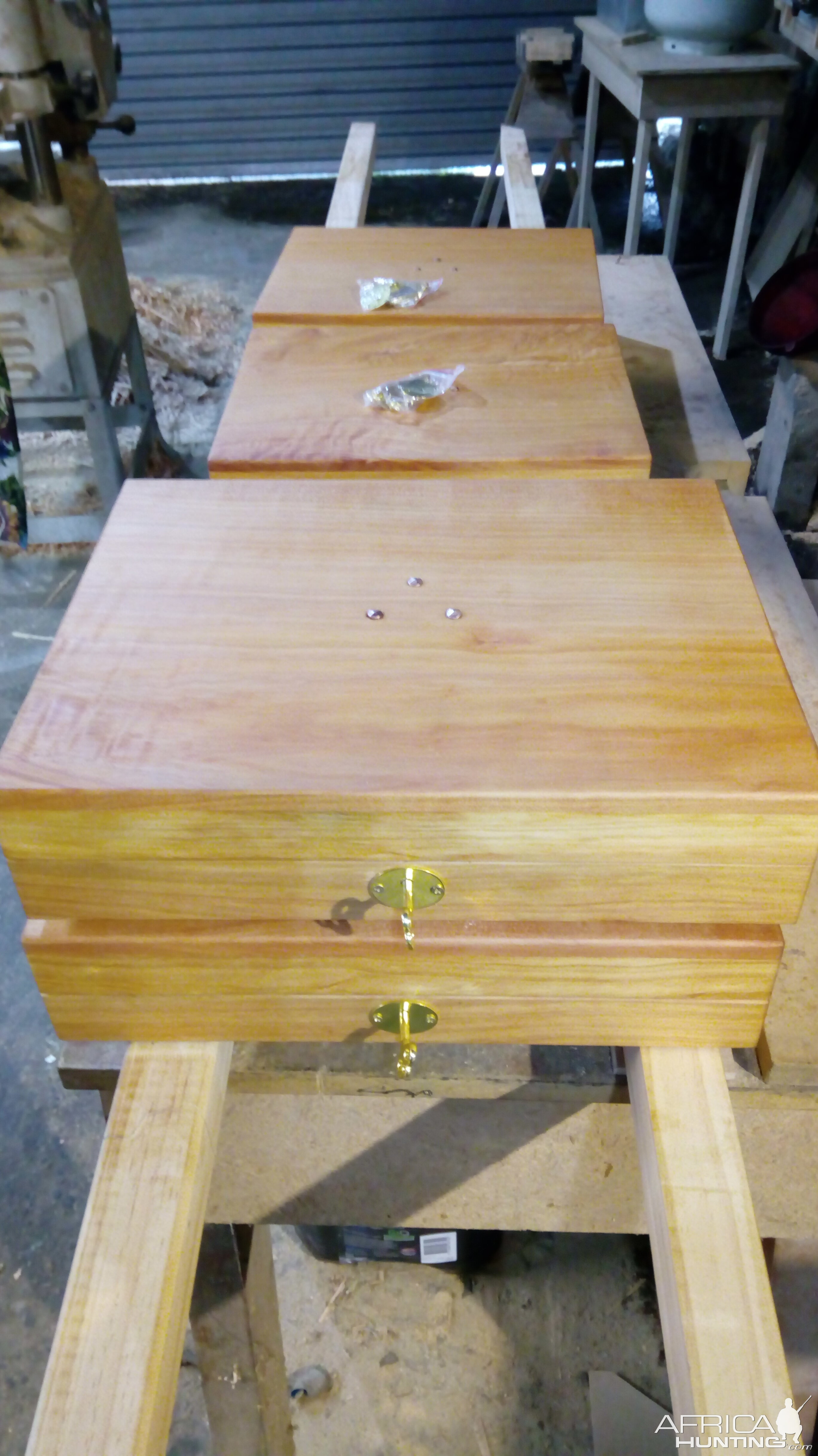 Pistol, Ammo & Hunting Knife Box Making Process