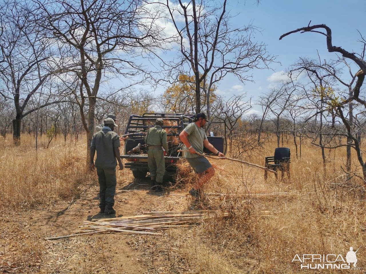 Preparing for Leopard Hunt