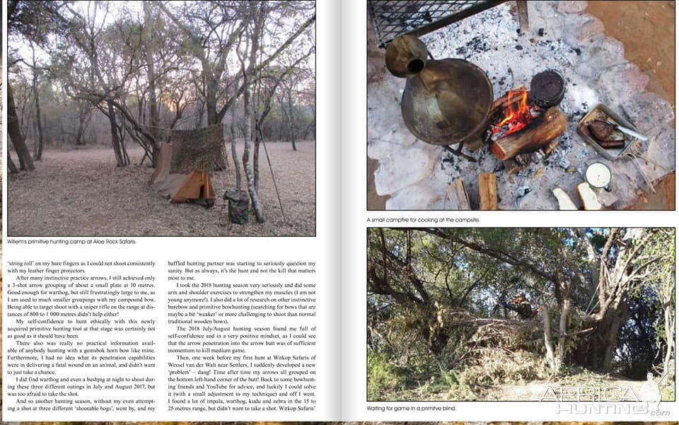 Primitive Bow Hunting Impala Article