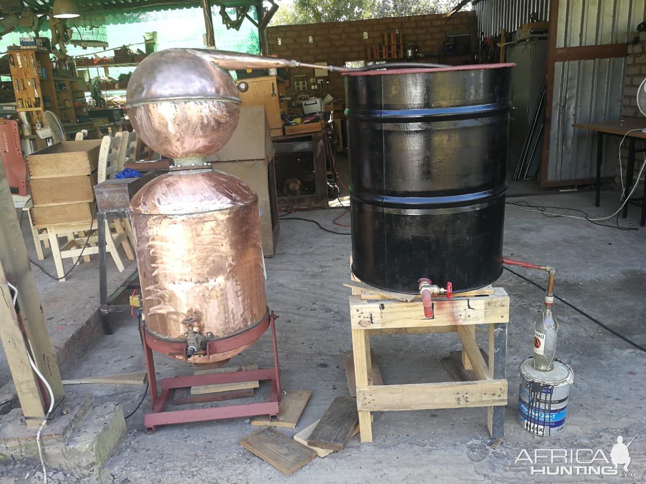 Producing distilled spirits