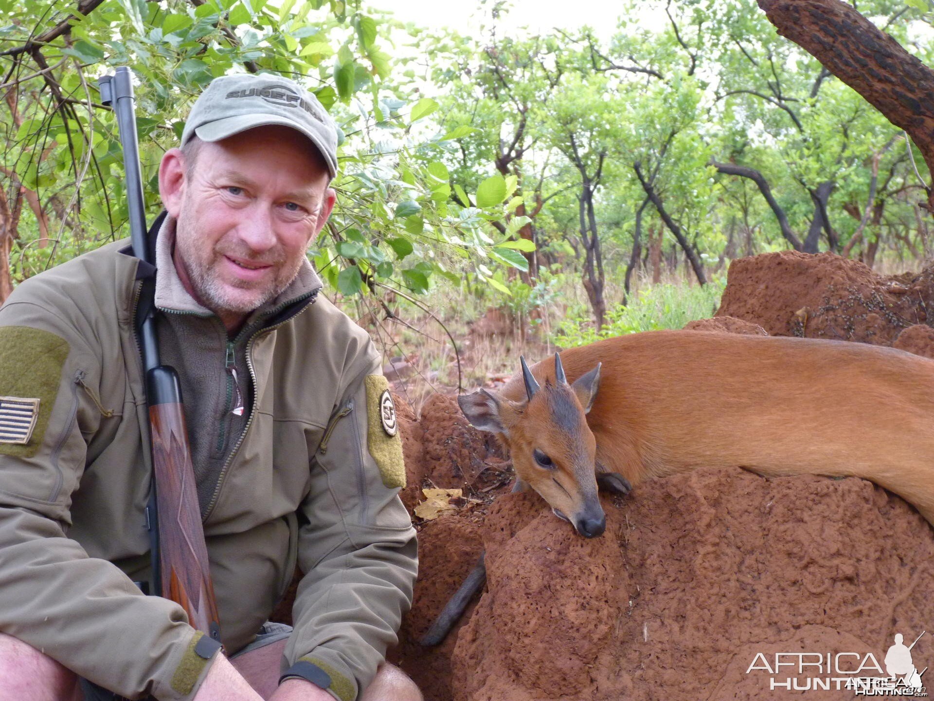 Red Flanked Duiker hunted in CAR