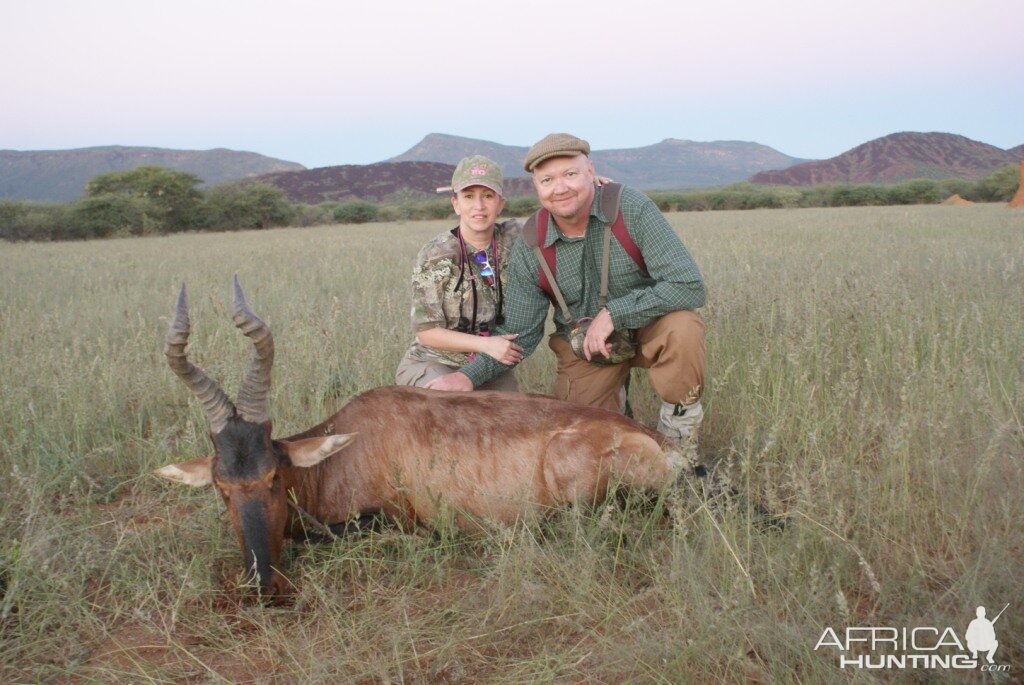 Red Hartebeest Hunt Namibia