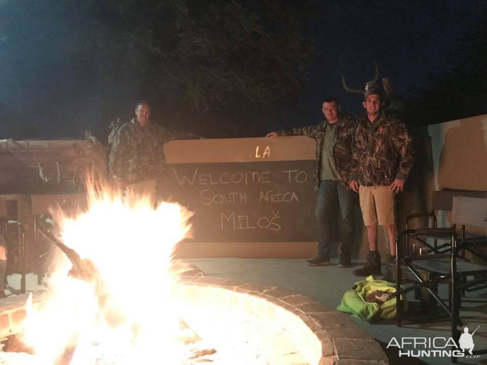 Relaxing after a day hunt