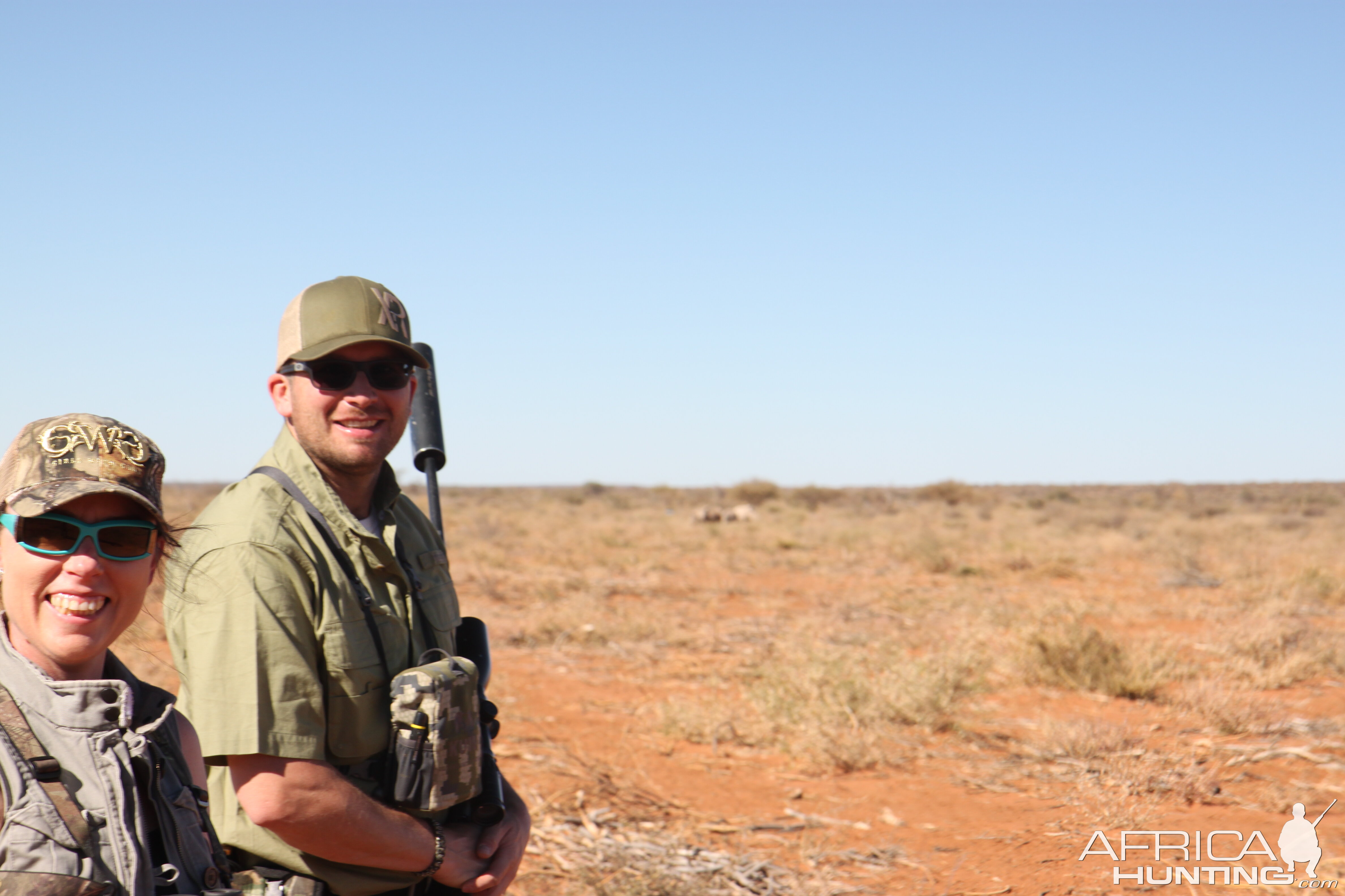 Rhinos in Namibia