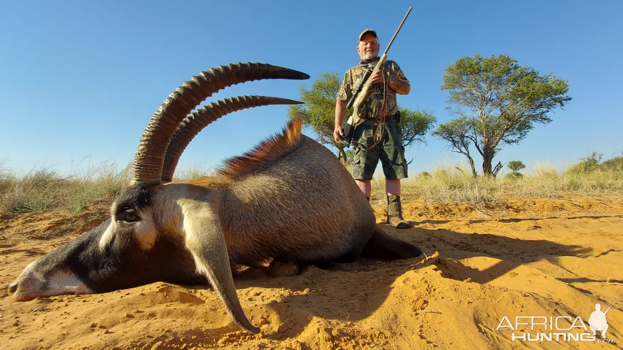 Roan Hunting Kalahari South Africa