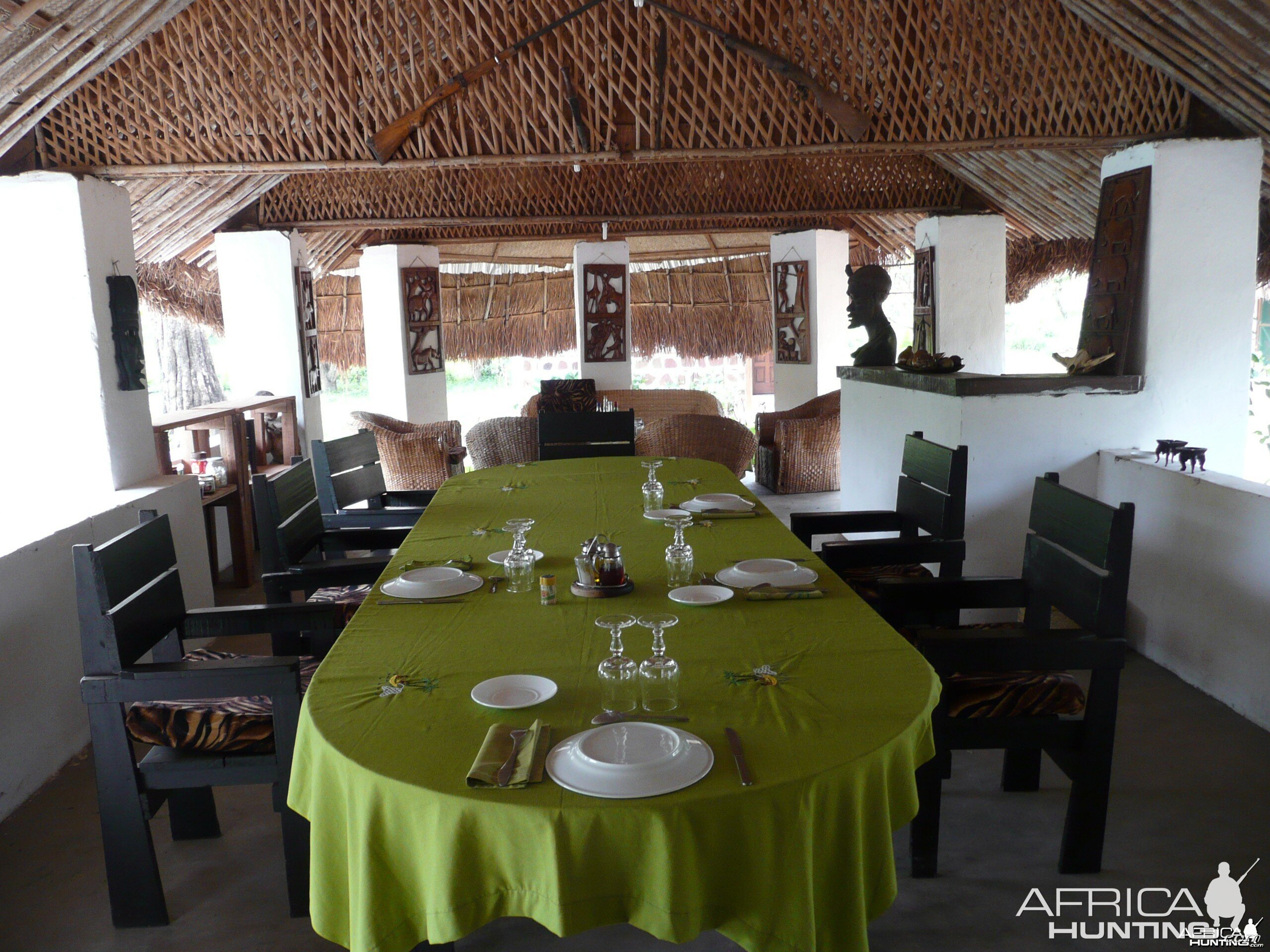 Rudy Lubin Safaris camp in CAR